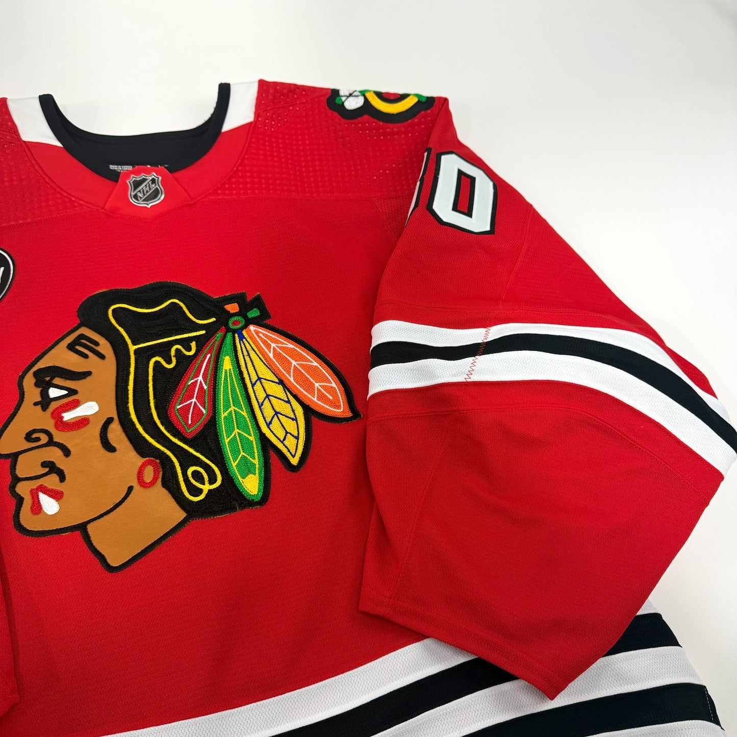 Jaxson Stauber #30 Home Chicago Blackhawks Team Issued Jersey 2023-2024, Set 22/23-1 | 25596