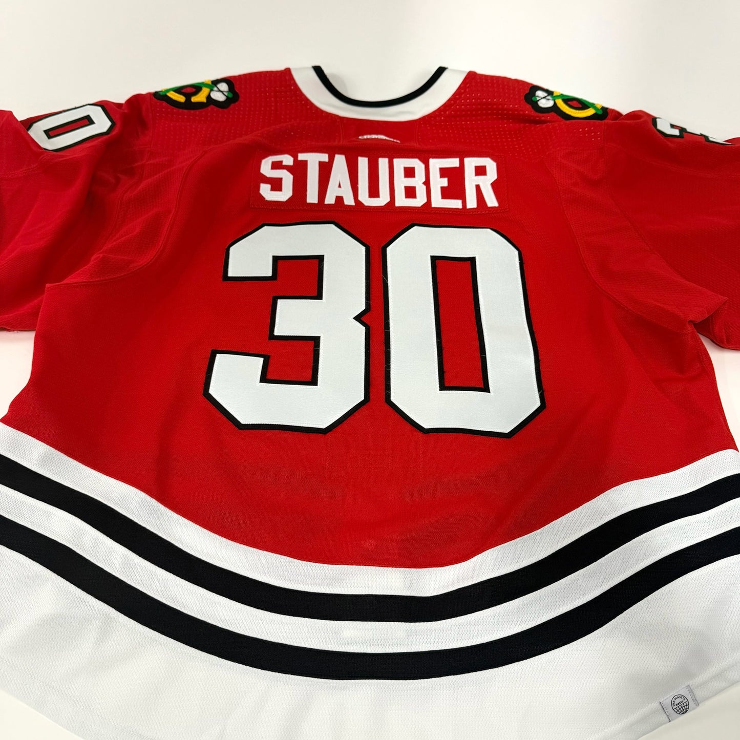 Jaxson Stauber #30 Home Chicago Blackhawks Team Issued Jersey 2023-2024, Set 22/23-1 | 25596