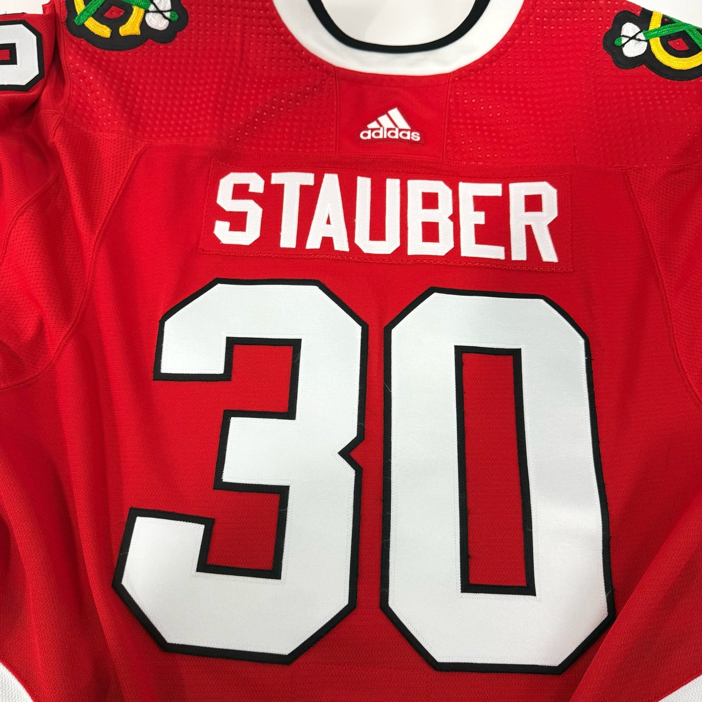 Jaxson Stauber #30 Home Chicago Blackhawks Team Issued Jersey 2023-2024, Set 22/23-1 | 25596
