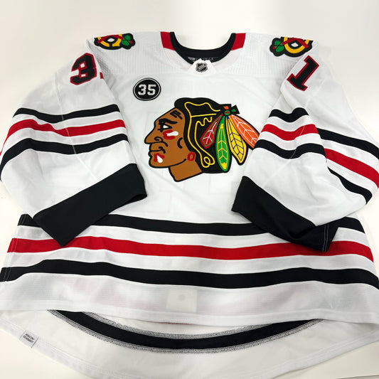 Morris #31 Away Chicago Blackhawks Team Issued Jersey 2021-2022 | Size 58G | 21723