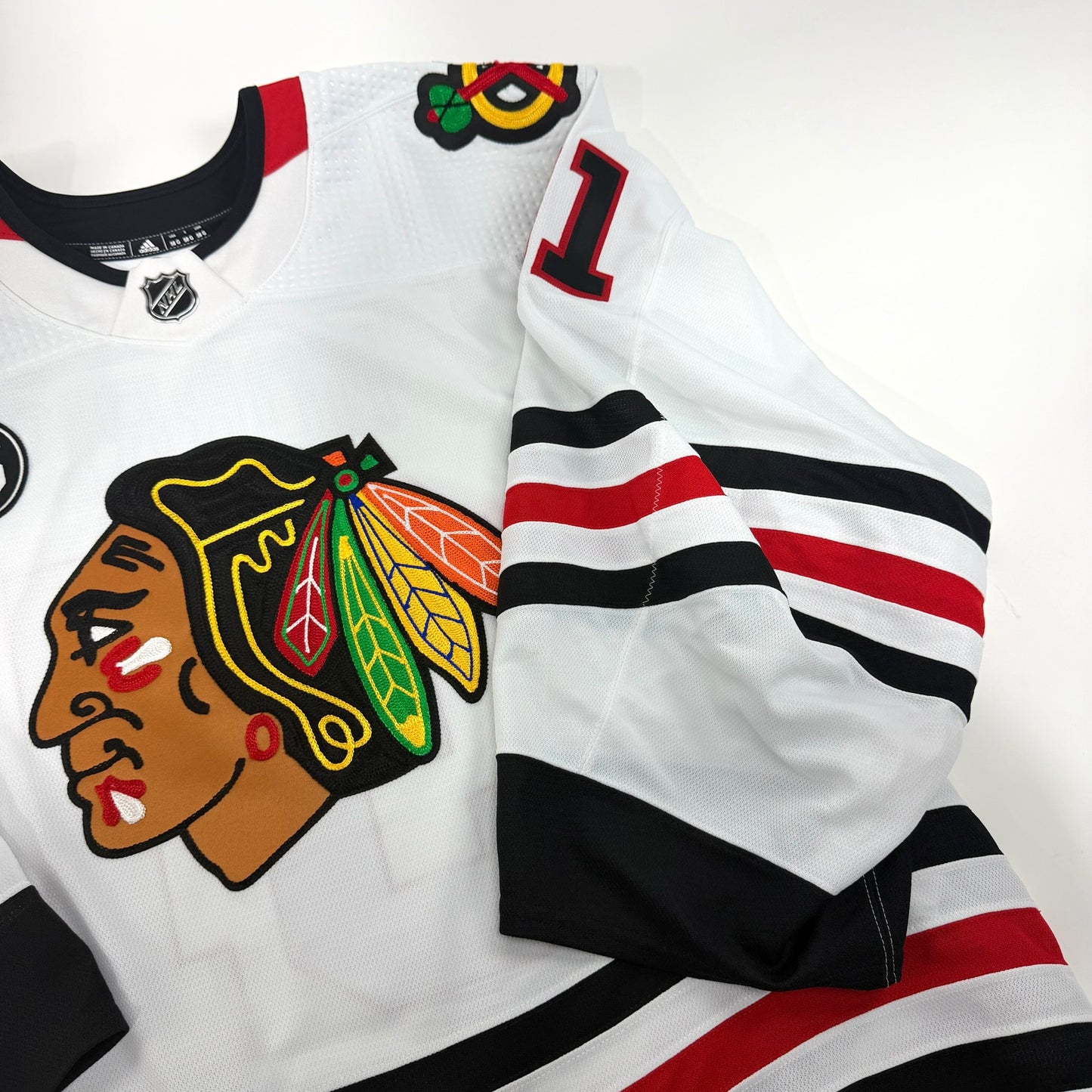 Morris #31 Away Chicago Blackhawks Team Issued Jersey 2021-2022 | Size 58G | 21723