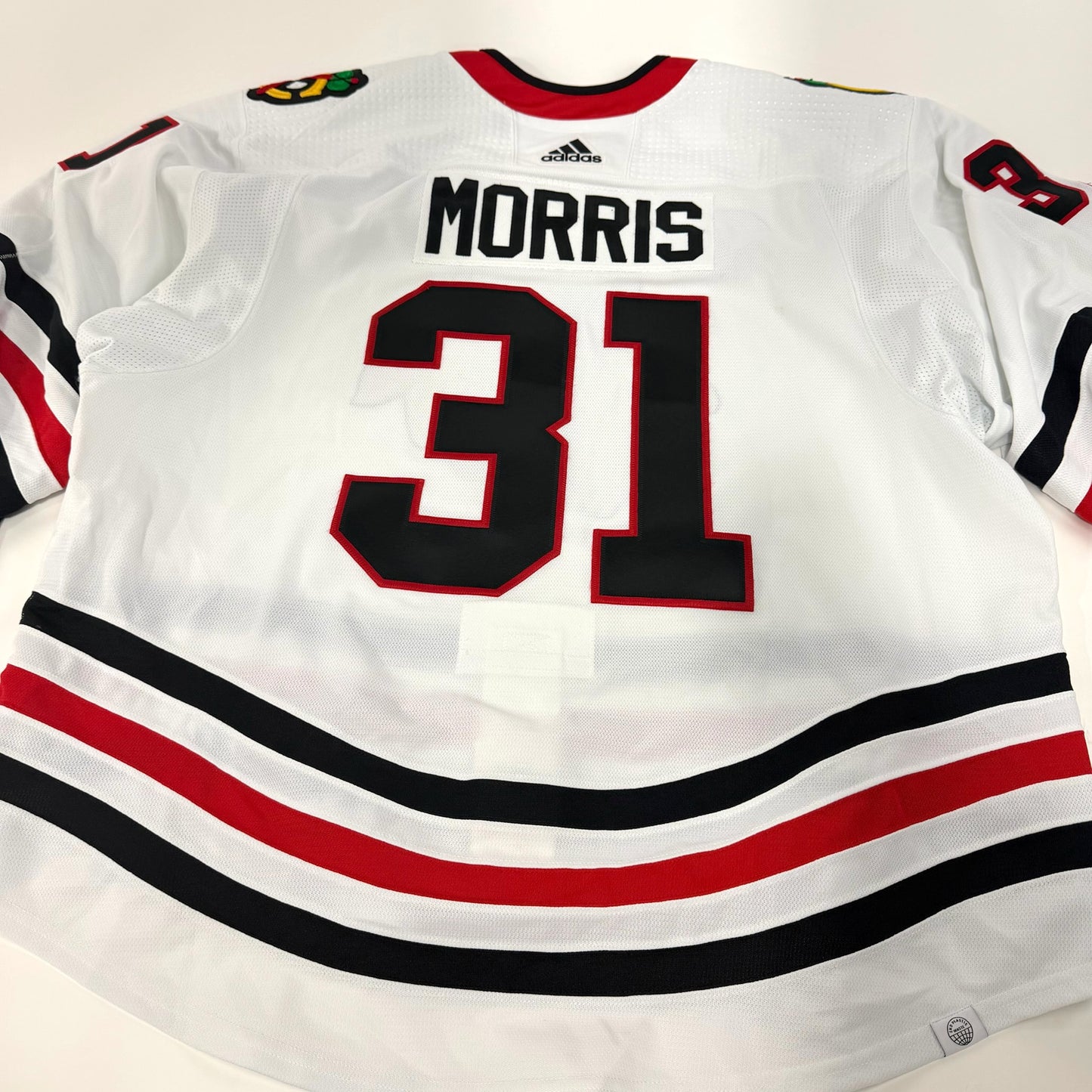 Morris #31 Away Chicago Blackhawks Team Issued Jersey 2021-2022 | Size 58G | 21723