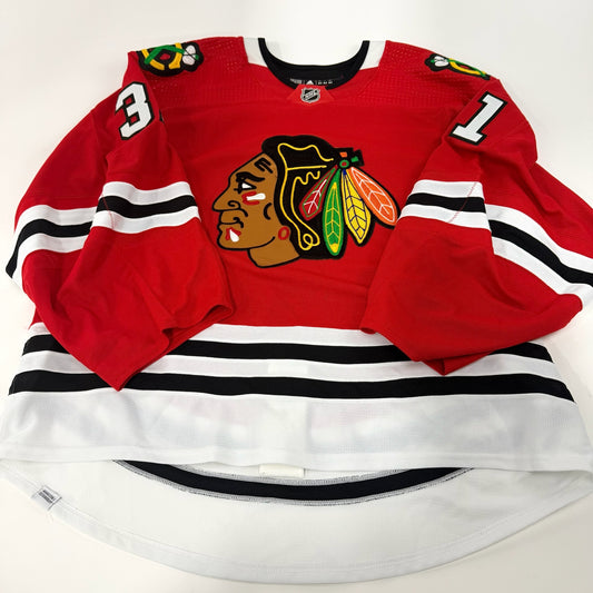 Dylan Wells #31 Home Chicago Blackhawks Team Issued Jersey 2022-2023, Set 1 | Size 58G | 25600