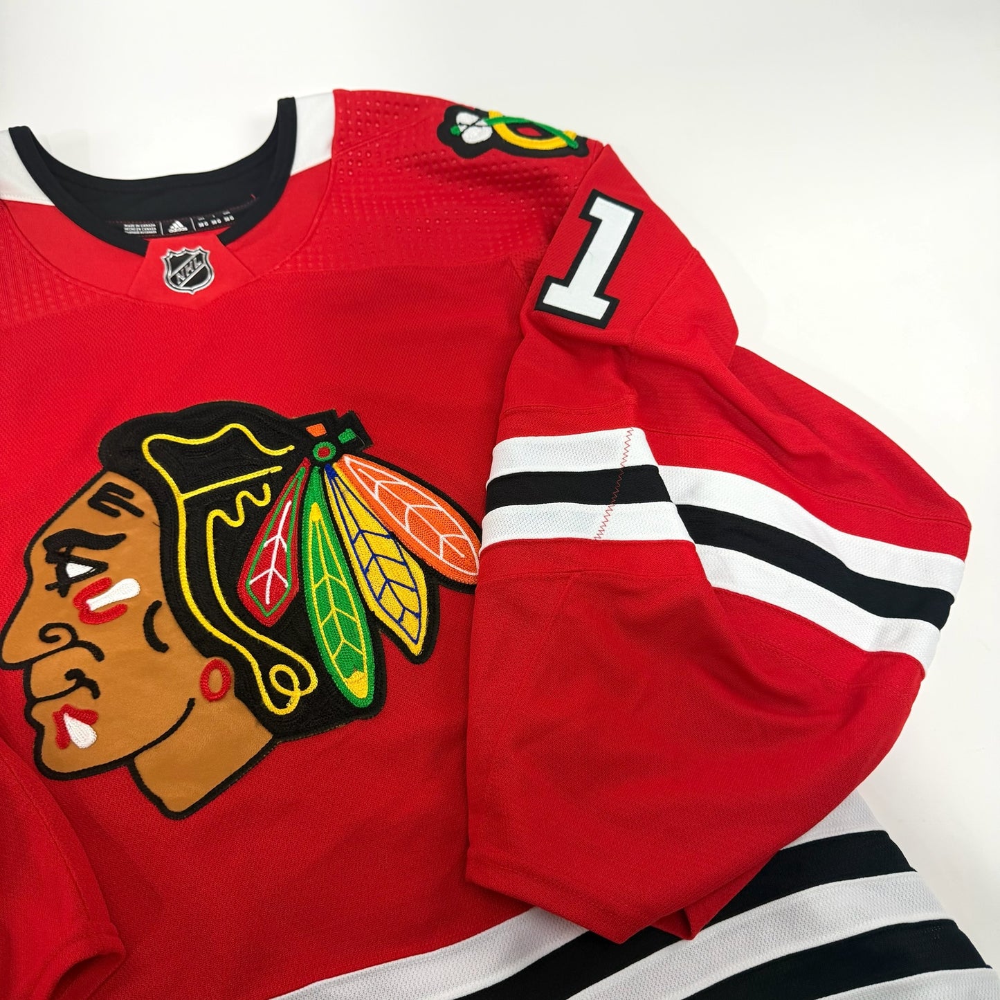 Dylan Wells #31 Home Chicago Blackhawks Team Issued Jersey 2022-2023, Set 1 | Size 58G | 25600