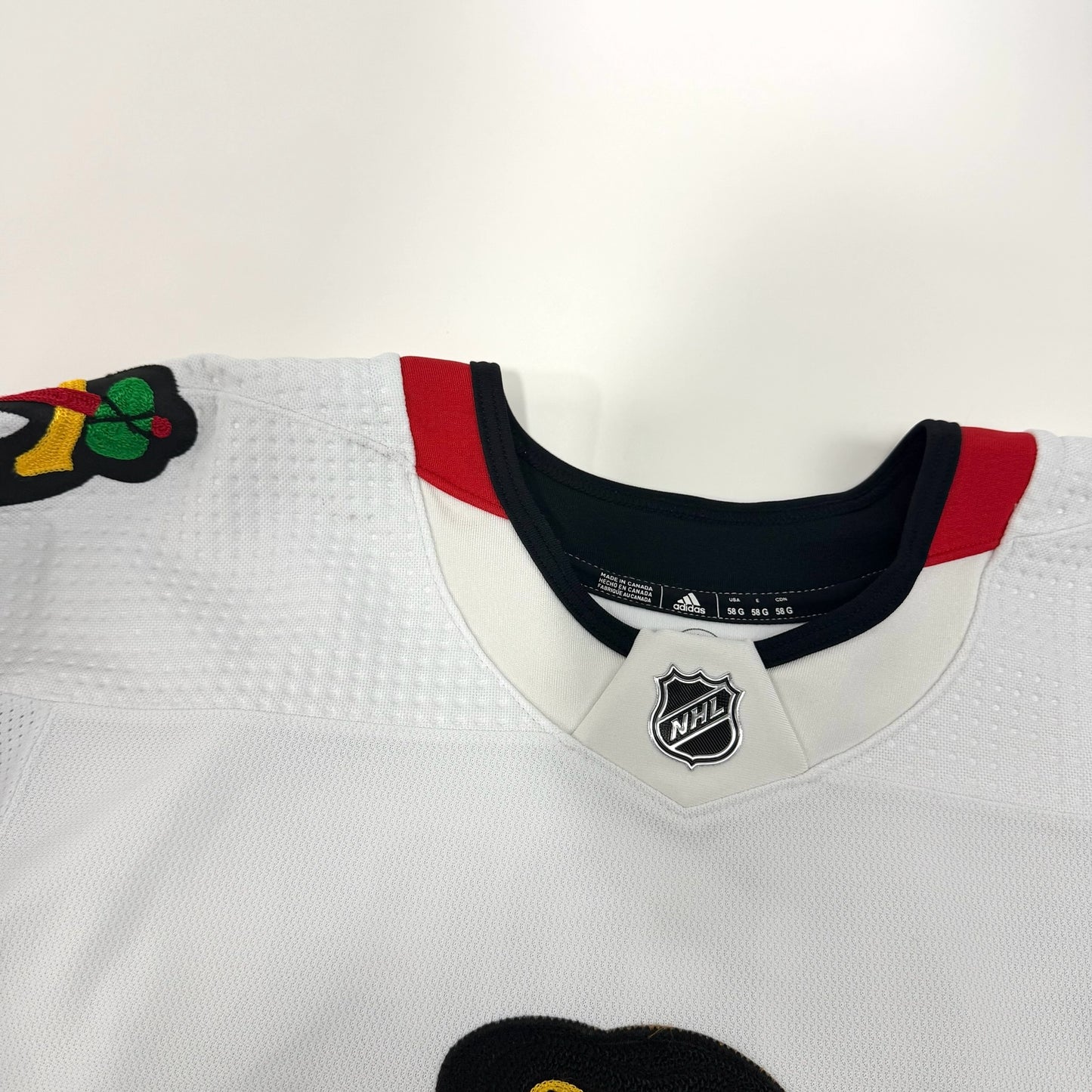 Alex Stalock #32 Away Chicago Blackhawks Game Worn Jersey 2022-2023, Set 2 | Size 58G | 2665-25516