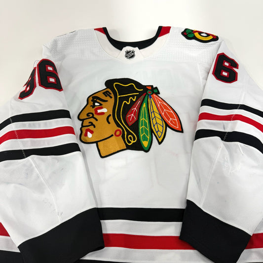 Matthew Highmore #36 Away Chicago Blackhawks Team Issued Jersey 2020-2021, Set 1 | Size 56 | 1121-7362