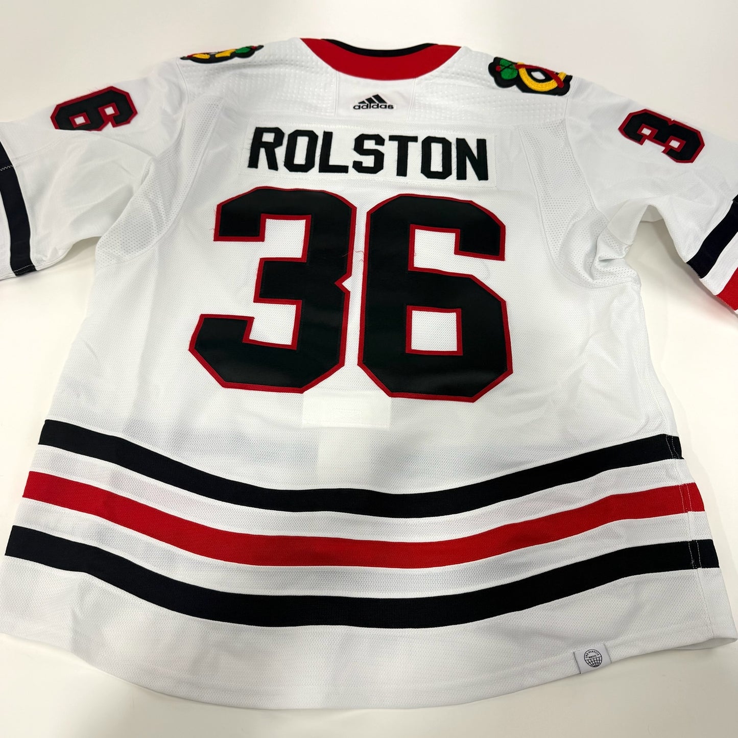 Ryder Rolston #36 Away Chicago Blackhawks Team Issued Jersey 2023-2024 | Size 56 | 25641