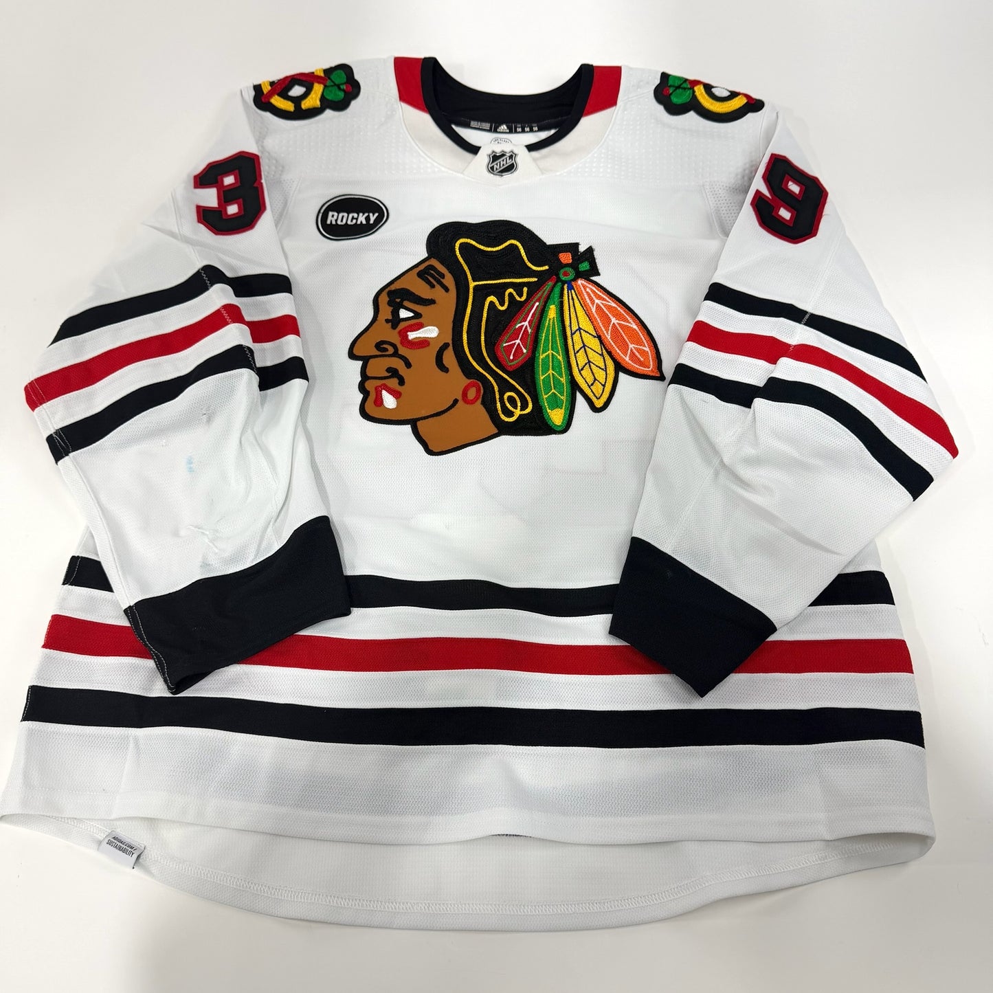 Luke Philp #39 Away Chicago Blackhawks Jersey 2023-2024 | Size 56 | 25634