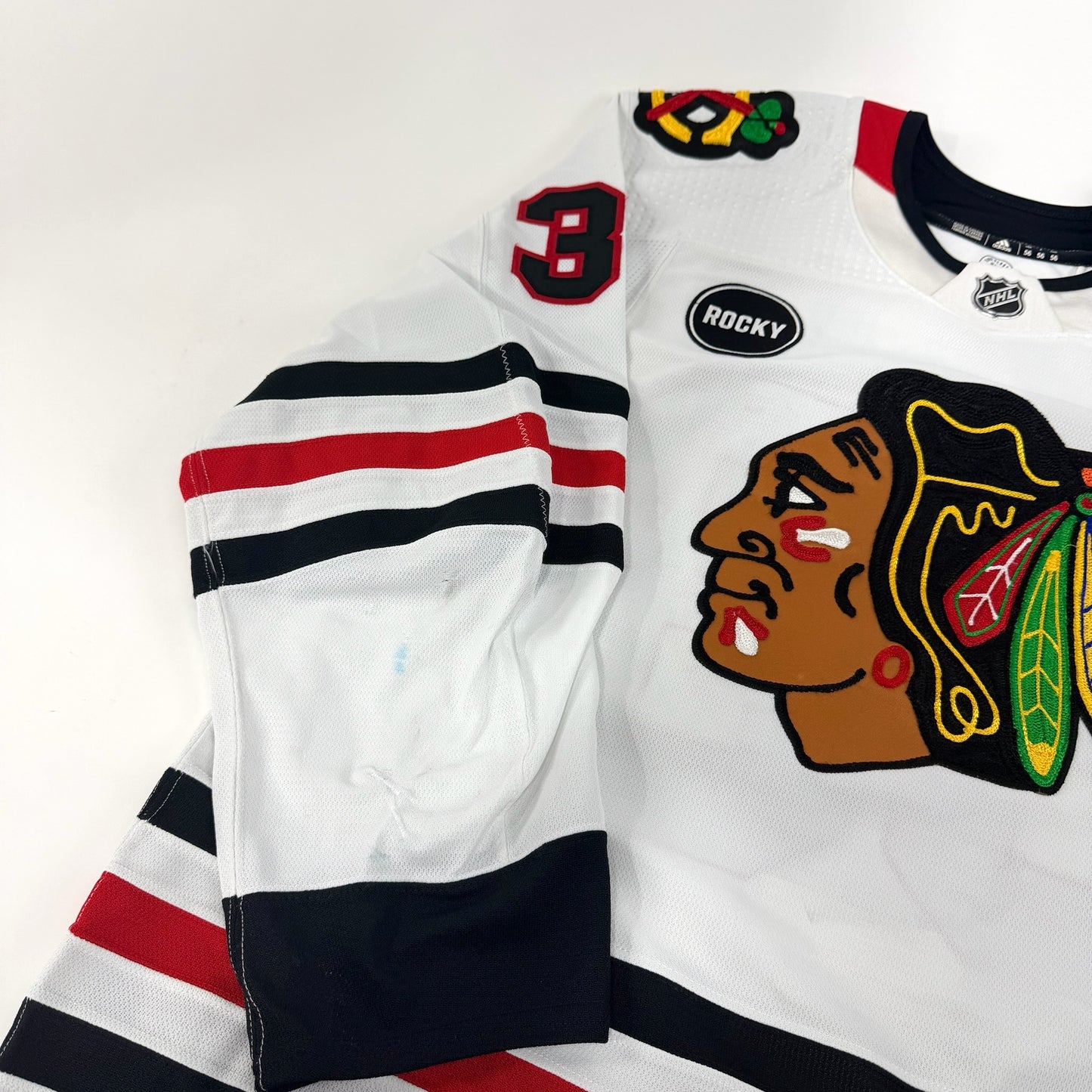 Luke Philp #39 Away Chicago Blackhawks Jersey 2023-2024 | Size 56 | 25634