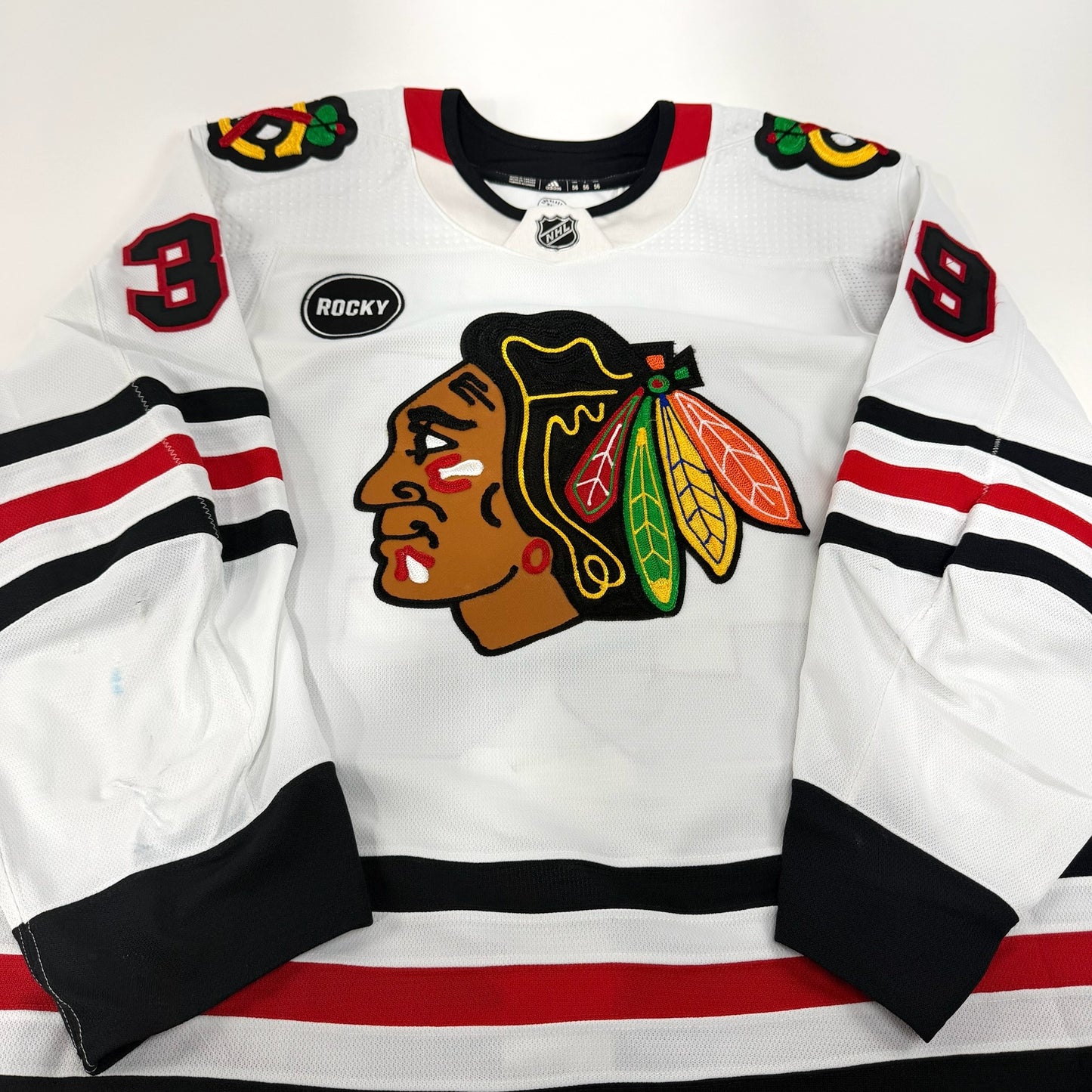 Luke Philp #39 Away Chicago Blackhawks Jersey 2023-2024 | Size 56 | 25634