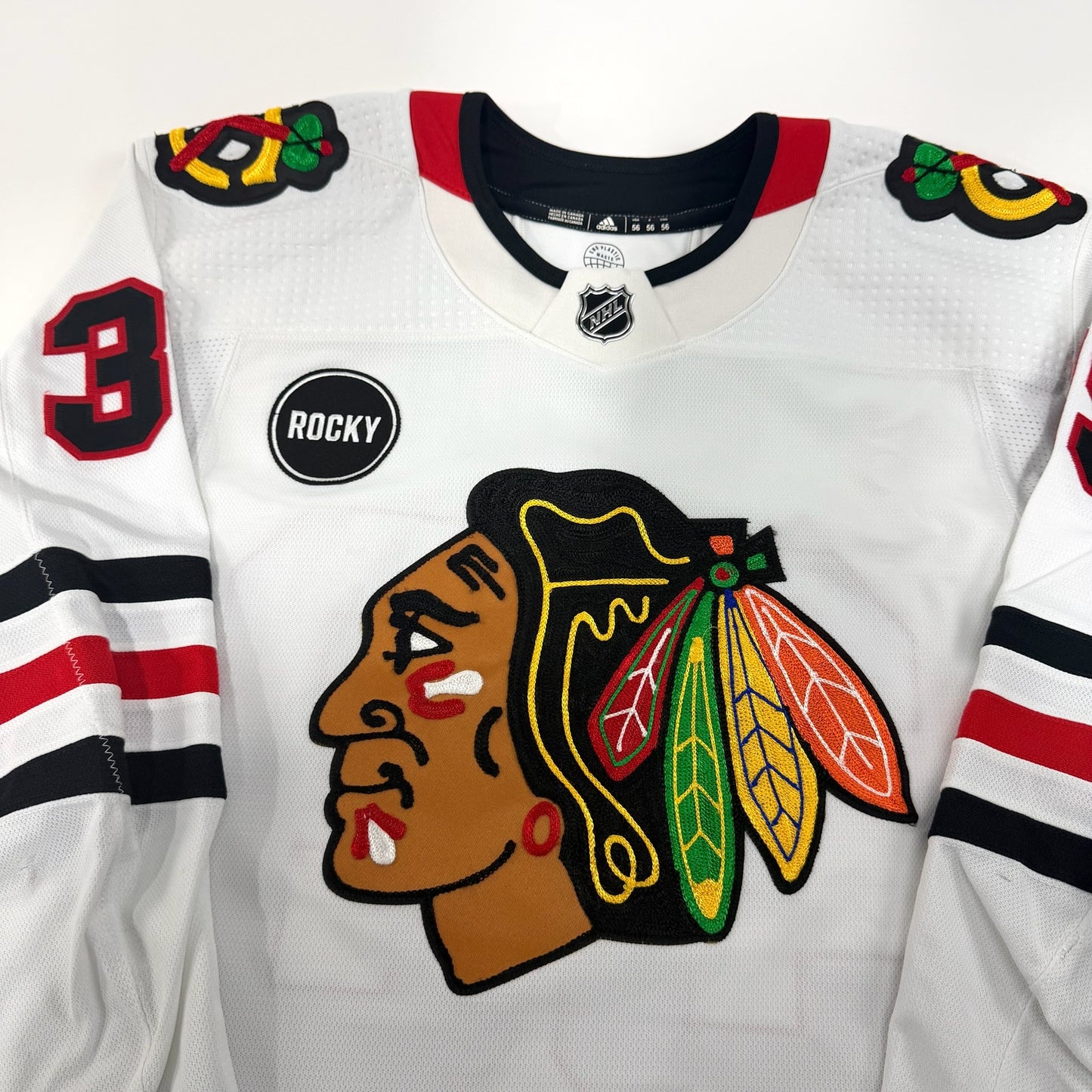 Luke Philp #39 Away Chicago Blackhawks Jersey 2023-2024 | Size 56 | 25634