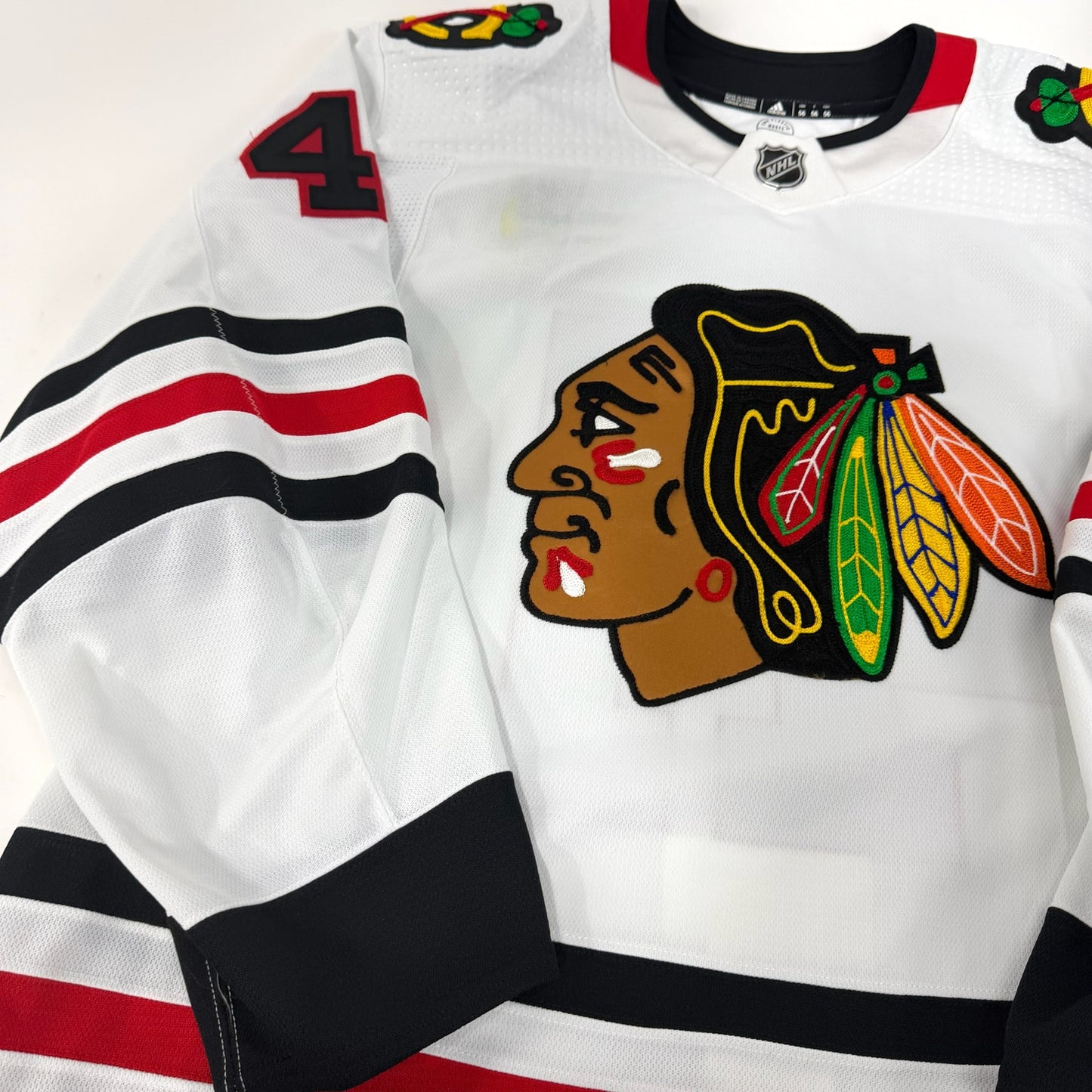 Isaak Phillips #41 Away Chicago Blackhawks Game Worn Jersey 2022-2023 | Size 56 | 889-25520