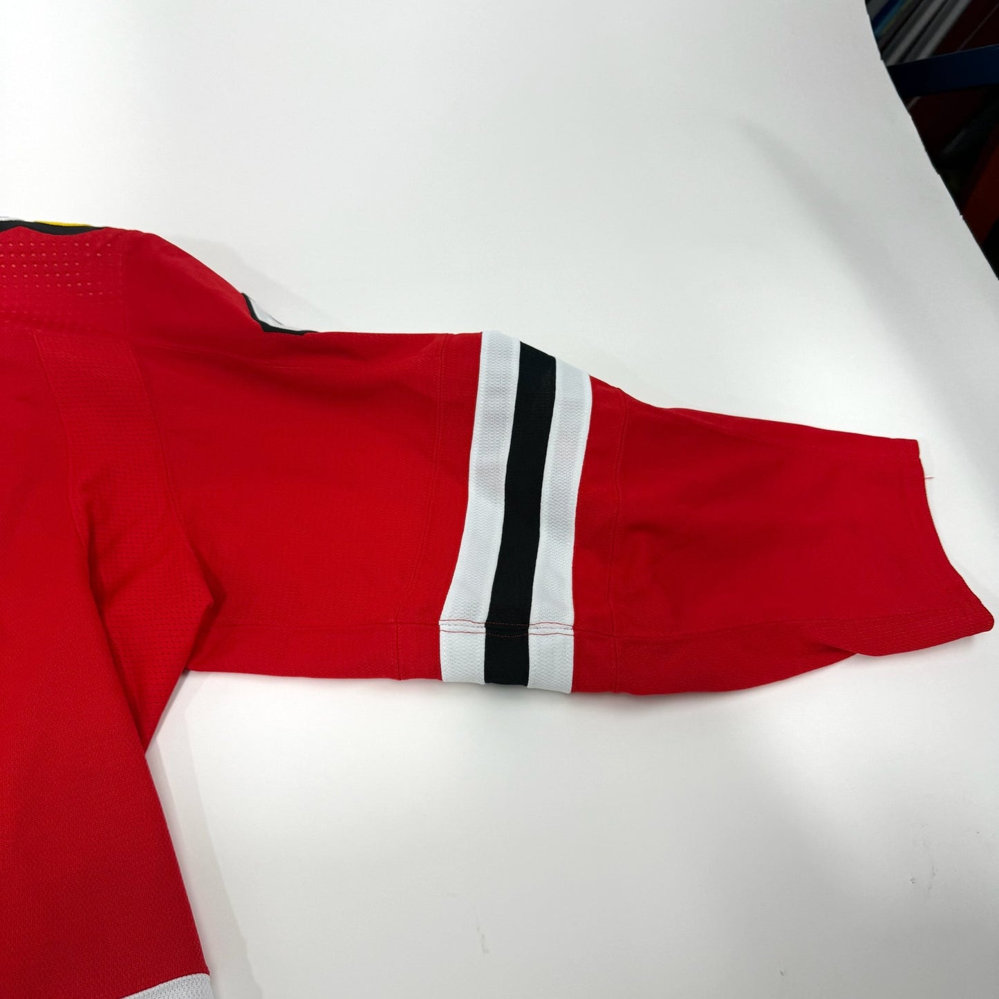 Isaak Phillips #41 Home Chicago Blackhawks Game Worn Jersey 2021-2022, Set 2 | Size 56 | 6083-21714