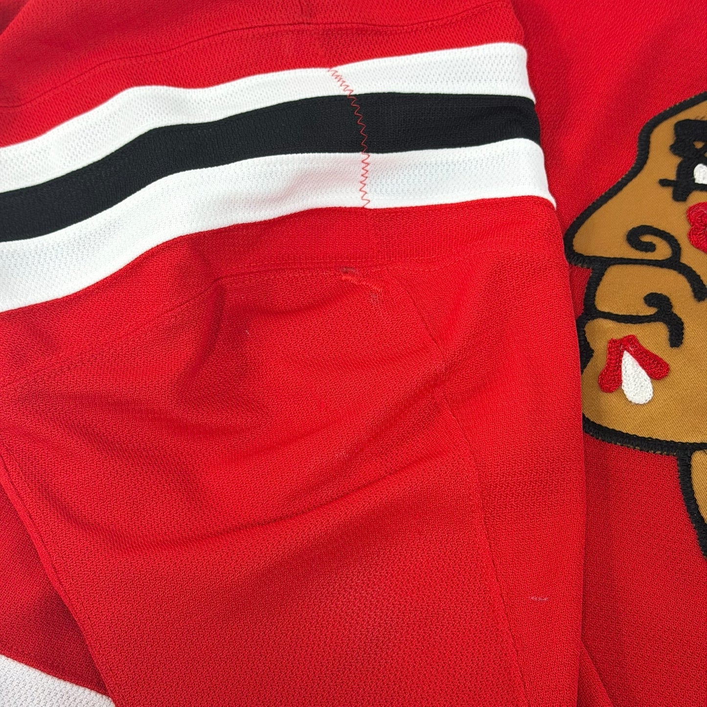 Isaak Phillips #41 Home Chicago Blackhawks Game Worn Jersey 2023-2024, Set 2 | Size 58 | 4939-25574