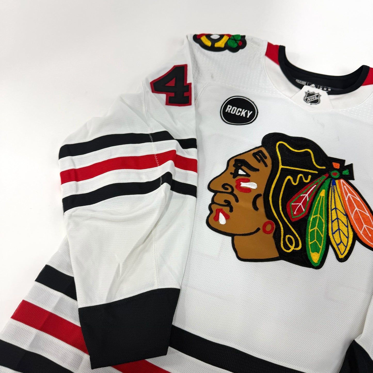 Nolan Allan #42 Away Chicago Blackhawks Team Issued Jersey 2023-2024 | Size 56 | 25638