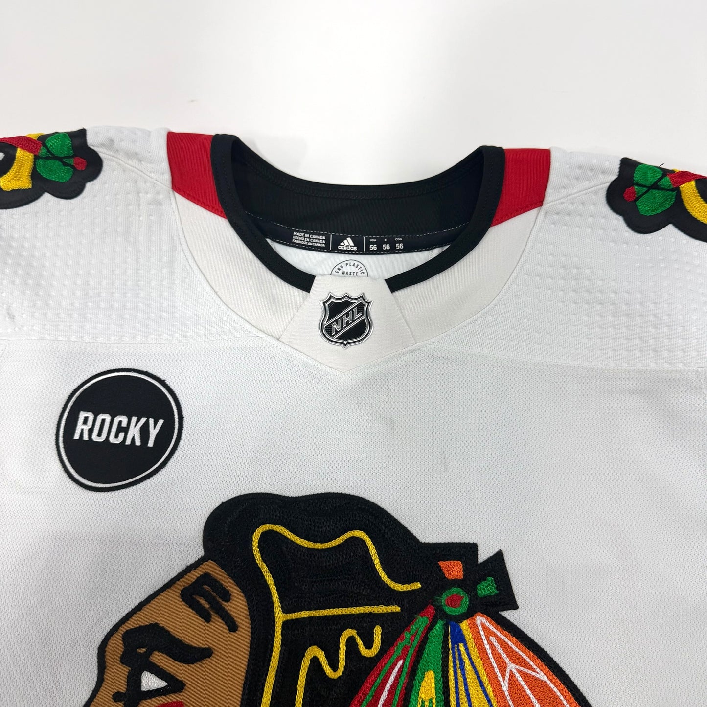 Nolan Allan #42 Away Chicago Blackhawks Team Issued Jersey 2023-2024 | Size 56 | 25638