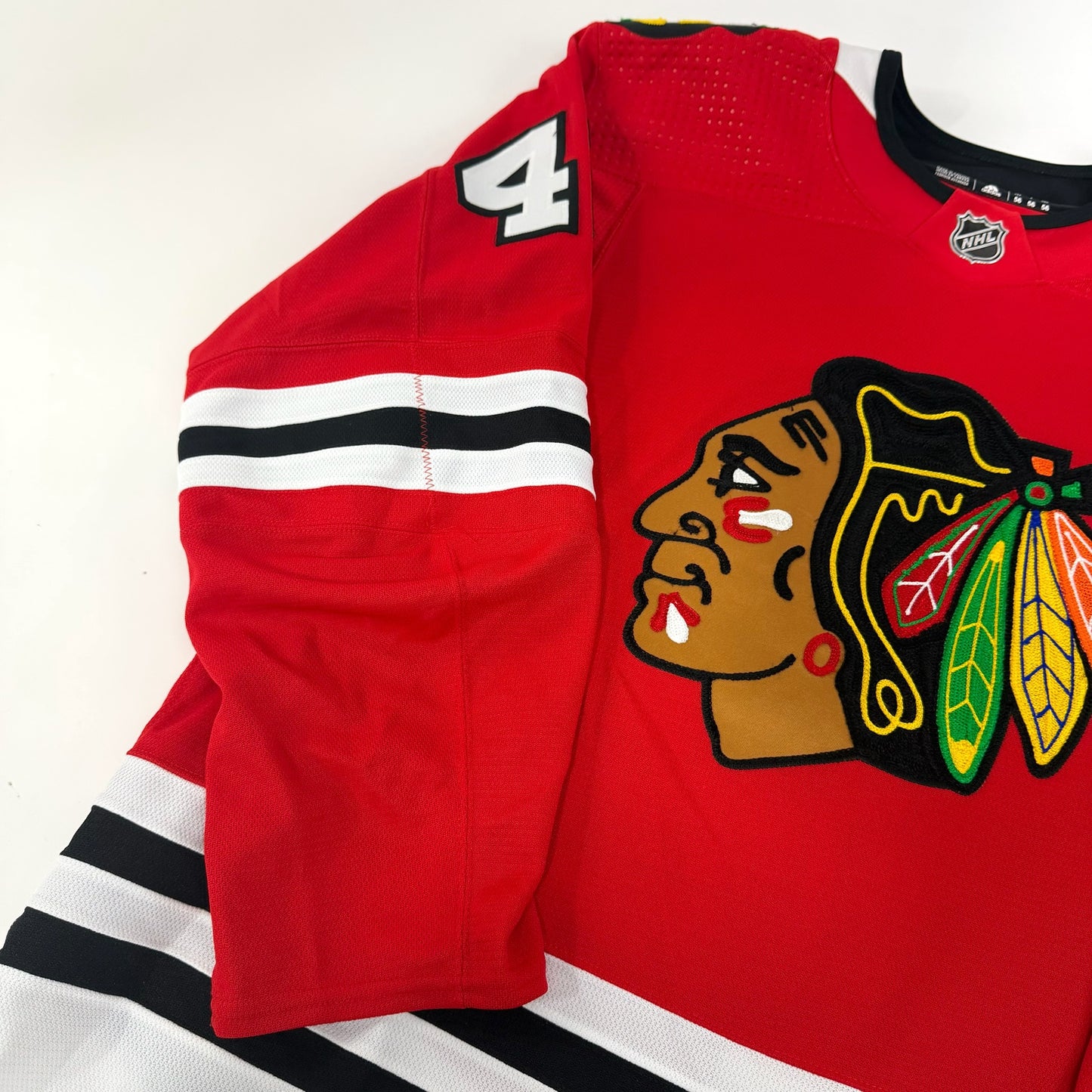 Nolan Allan #42 Home Chicago Blackhawks Team Issued Jersey 2023-2024 | Size 56 | 25655