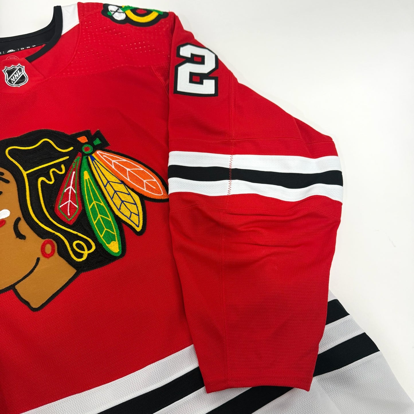 Nolan Allan #42 Home Chicago Blackhawks Team Issued Jersey 2023-2024 | Size 56 | 25656