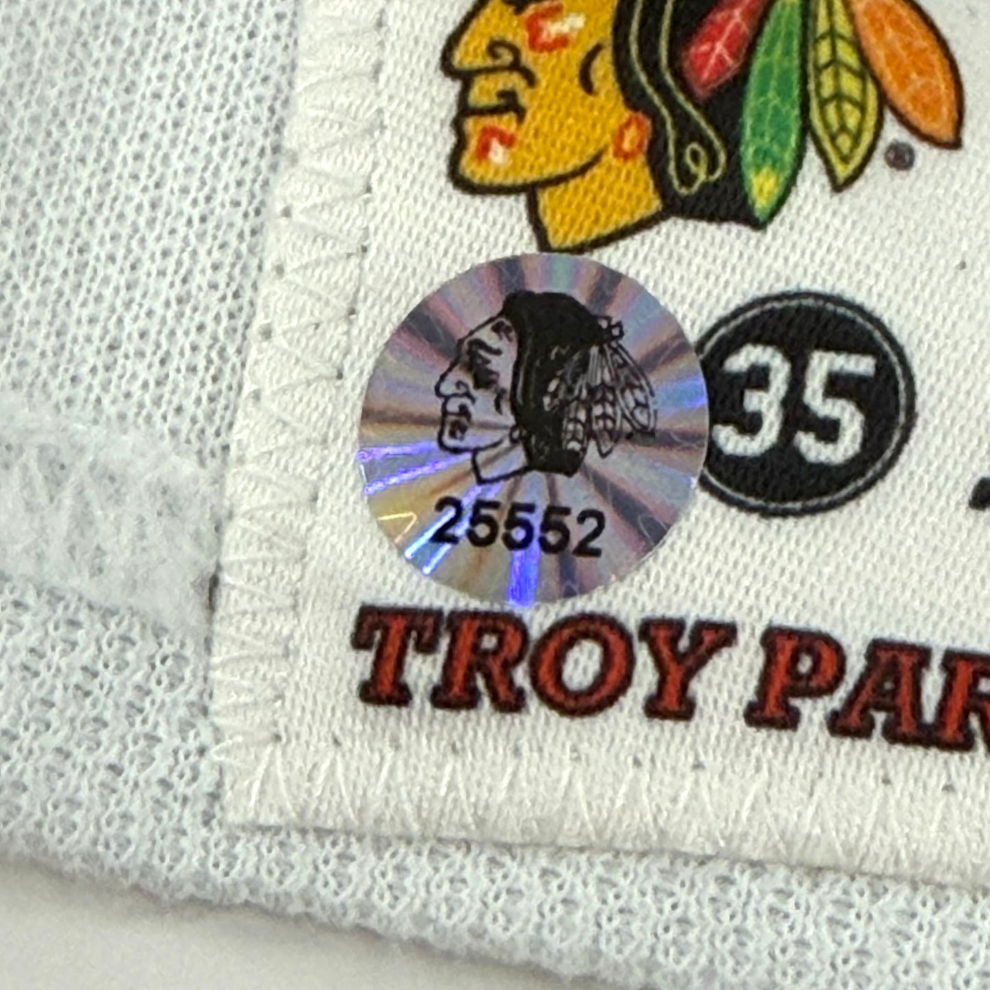Calvin de Haan #44 Away Chicago Blackhawks Game Worn Jersey 2021-2022, Set 1 | Size 56 | 5854-25552