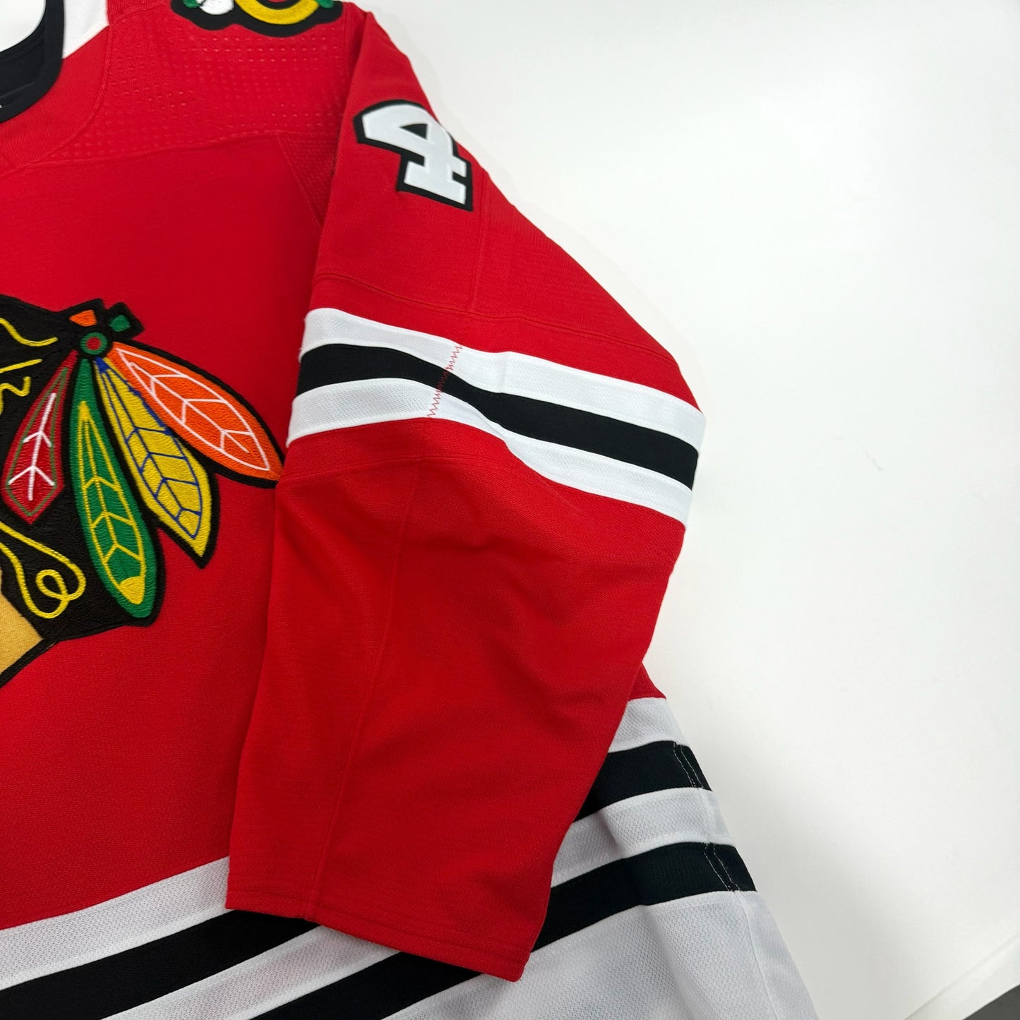 Calvin de Haan #44 Home Chicago Blackhawks Team Issued Jersey 2020-2021, Set 1 | Size 56 | 2509-7382