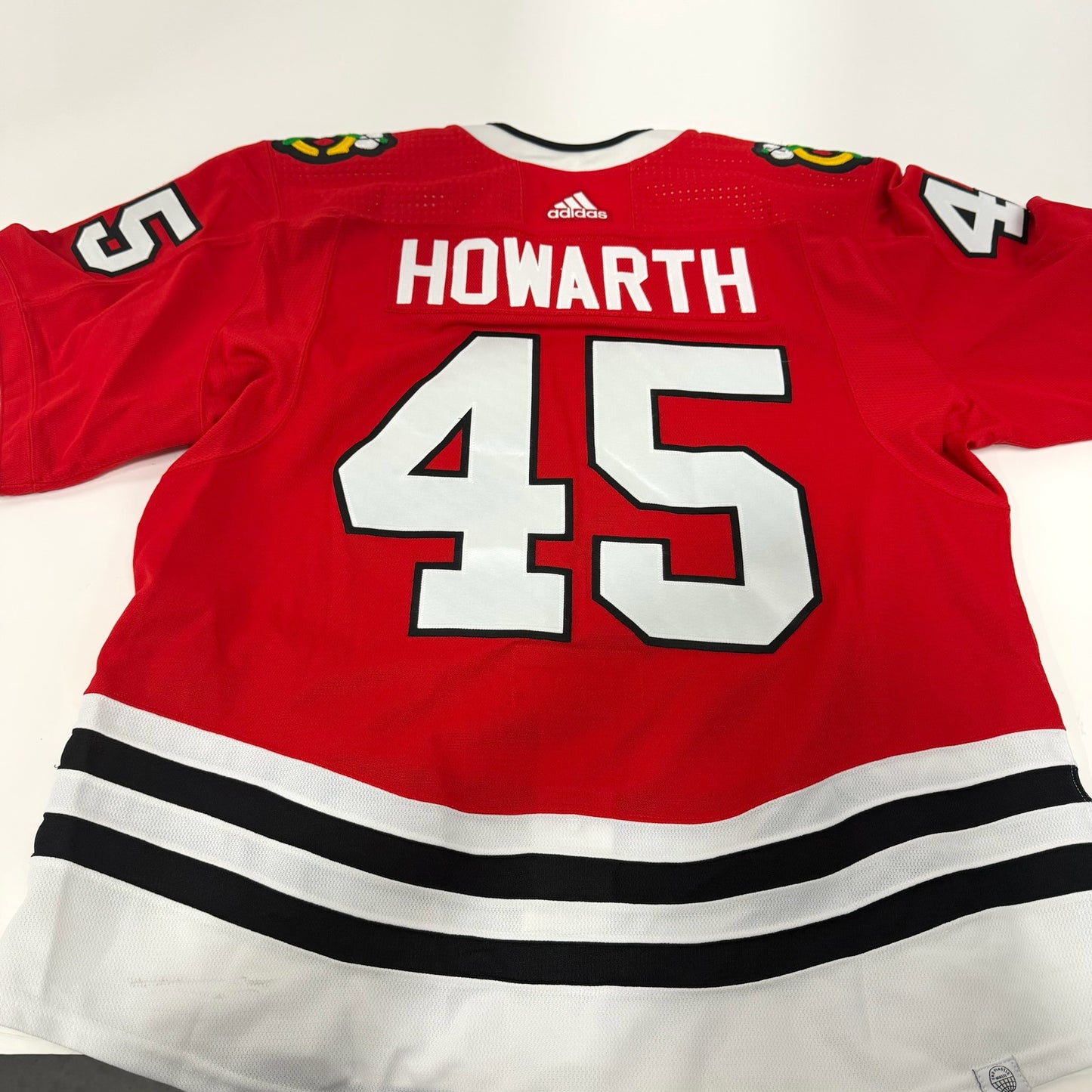 Kale Howarth #45 Home Chicago Blackhawks Team Issued Jersey 2022-2023 | Size 58 | 25598
