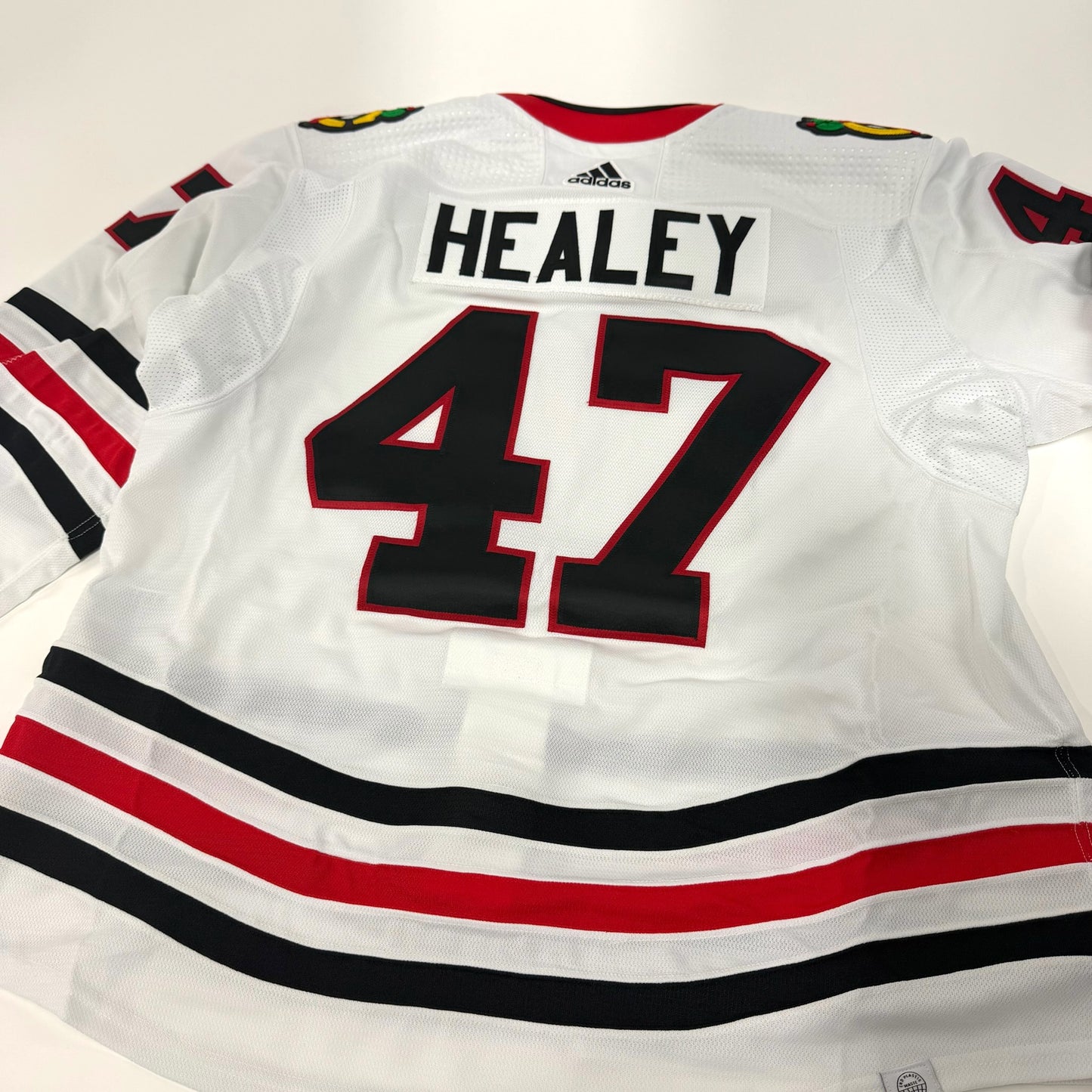Josh Healey #47 Away Chicago Blackhawks Team Issued Jersey 2023-2024 | Size 58 | 25646