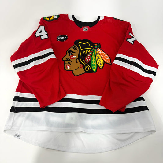 Josh Healey #47 Home Chicago Blackhawks Team Issued Jersey 2023-2024 | Size 58 | 25614