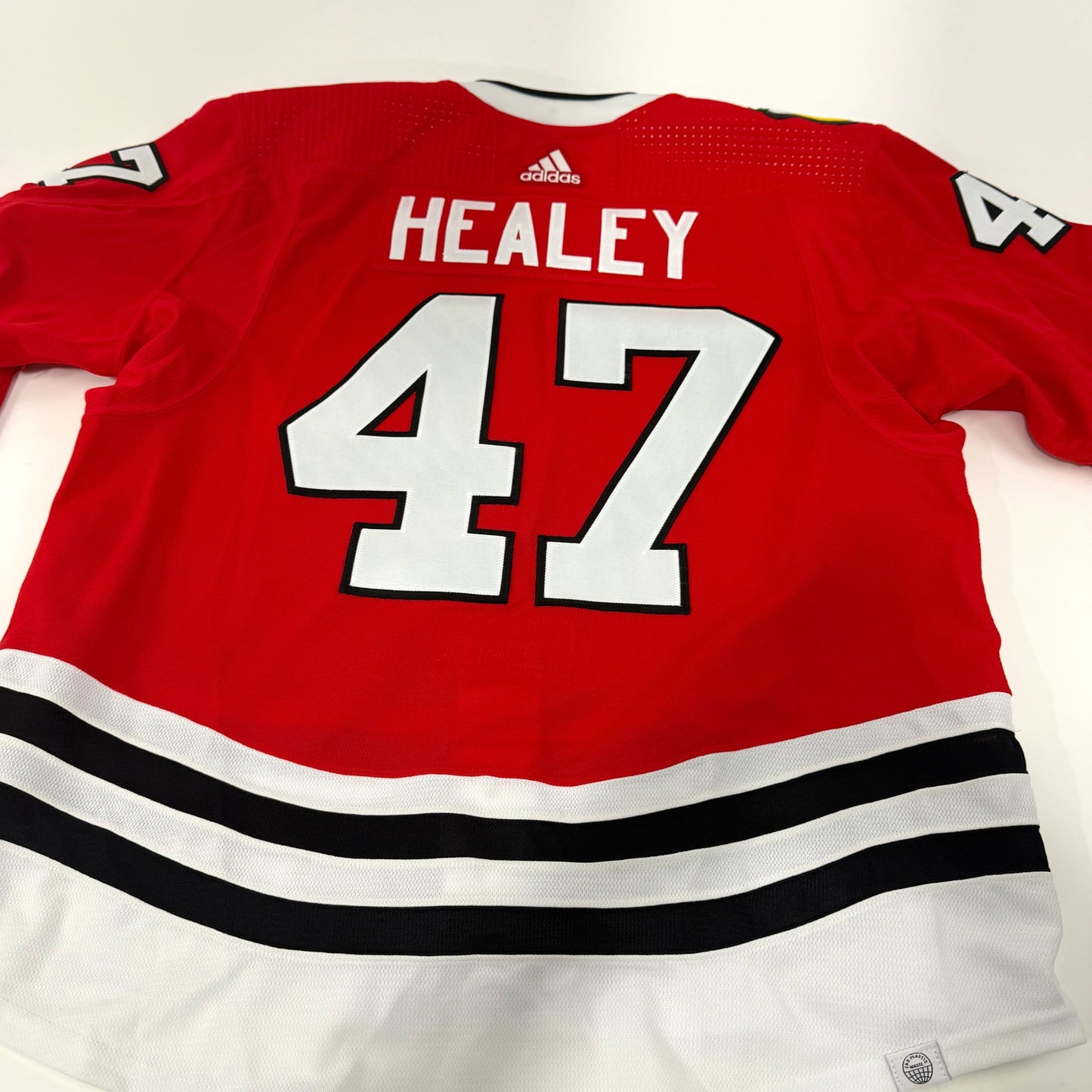 Josh Healey #47 Home Chicago Blackhawks Team Issued Jersey 2023-2024 | Size 58 | 25614