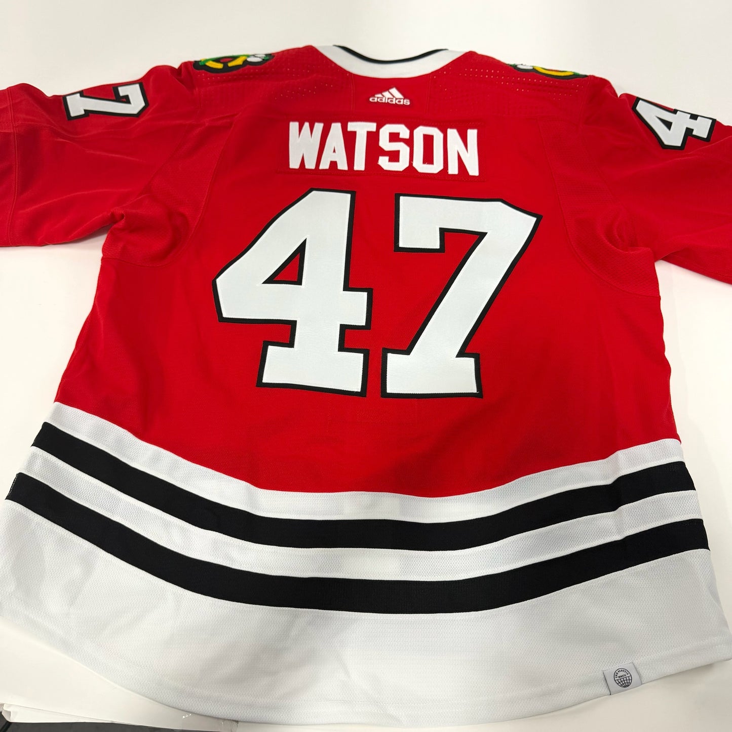 Cliff Watson #47 Home Chicago Blackhawks Team Issued Jersey 2022-2023 | Size 56 | 25601