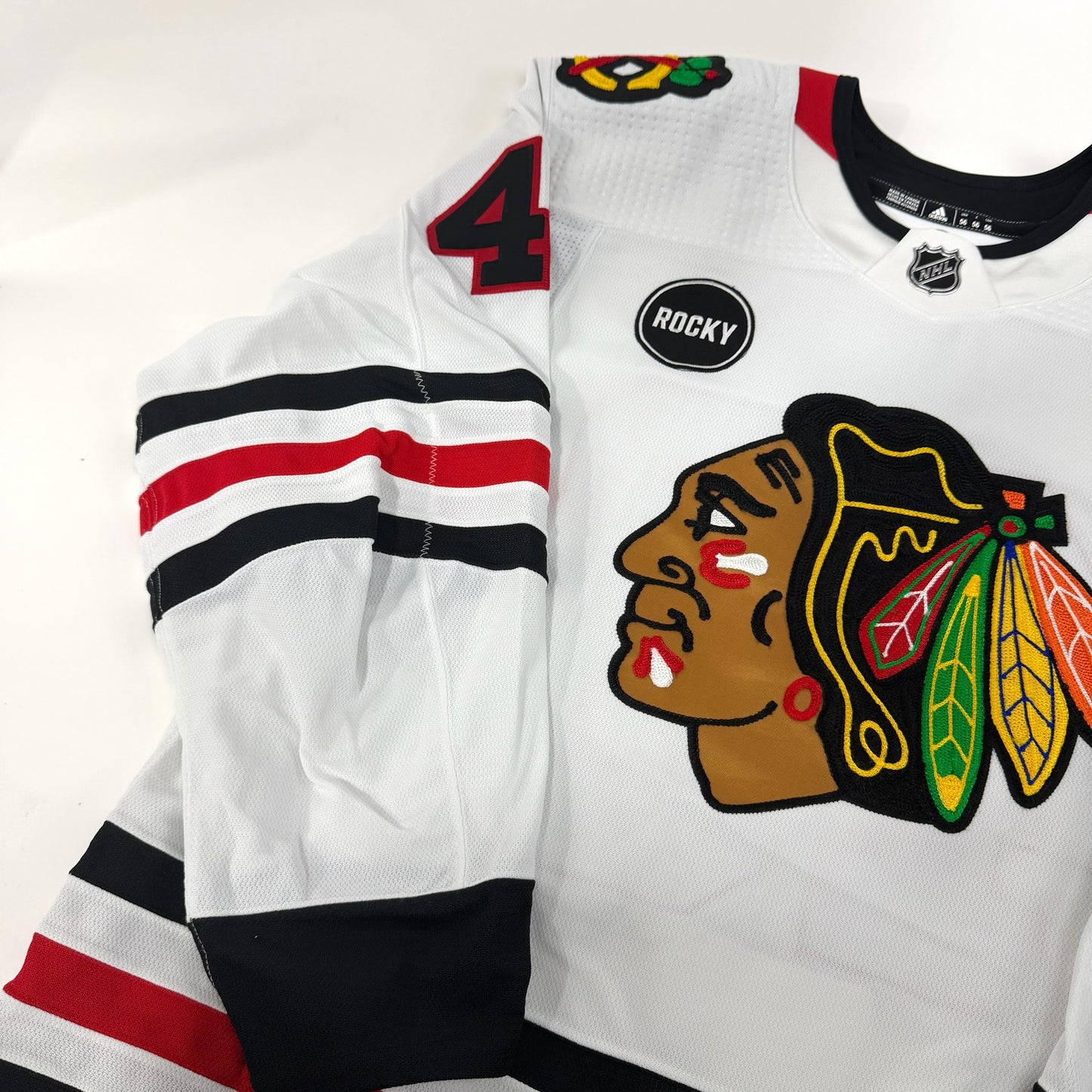 Filip Roos #48 Away Chicago Blackhawks Team Issued Jersey 2023-2024 | Size 56 | 25622
