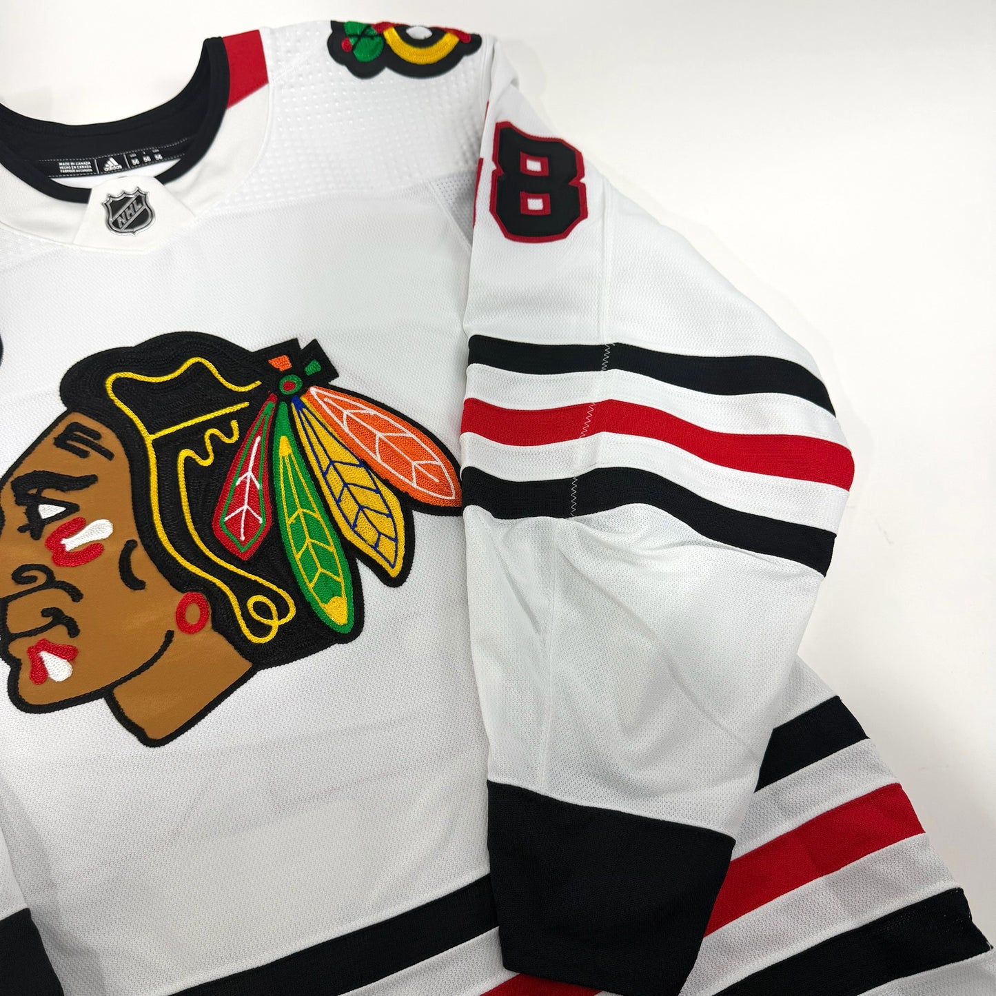 Filip Roos #48 Away Chicago Blackhawks Team Issued Jersey 2023-2024 | Size 56 | 25622