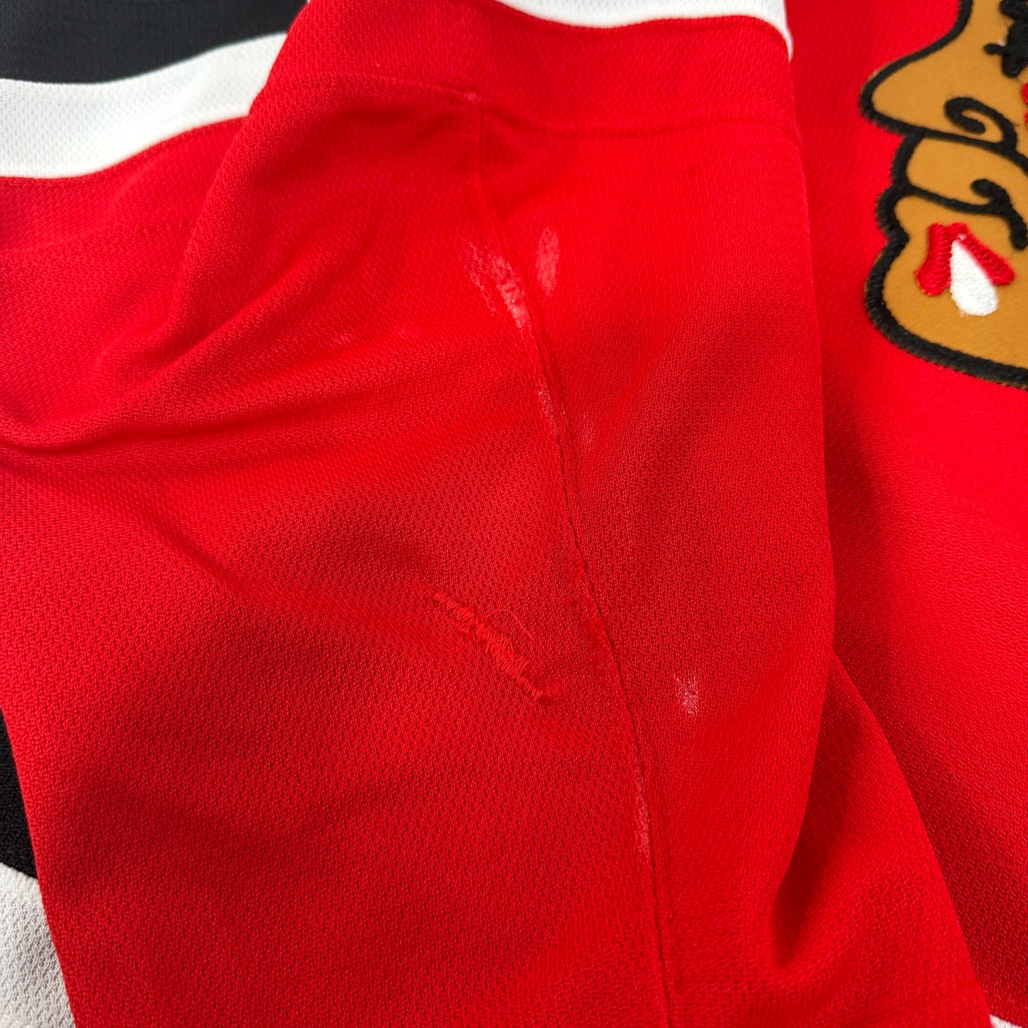 Filip Roos #48 Home Chicago Blackhawks Game Worn Jersey 2022-2023, Set 1 | Size 56 | 25486