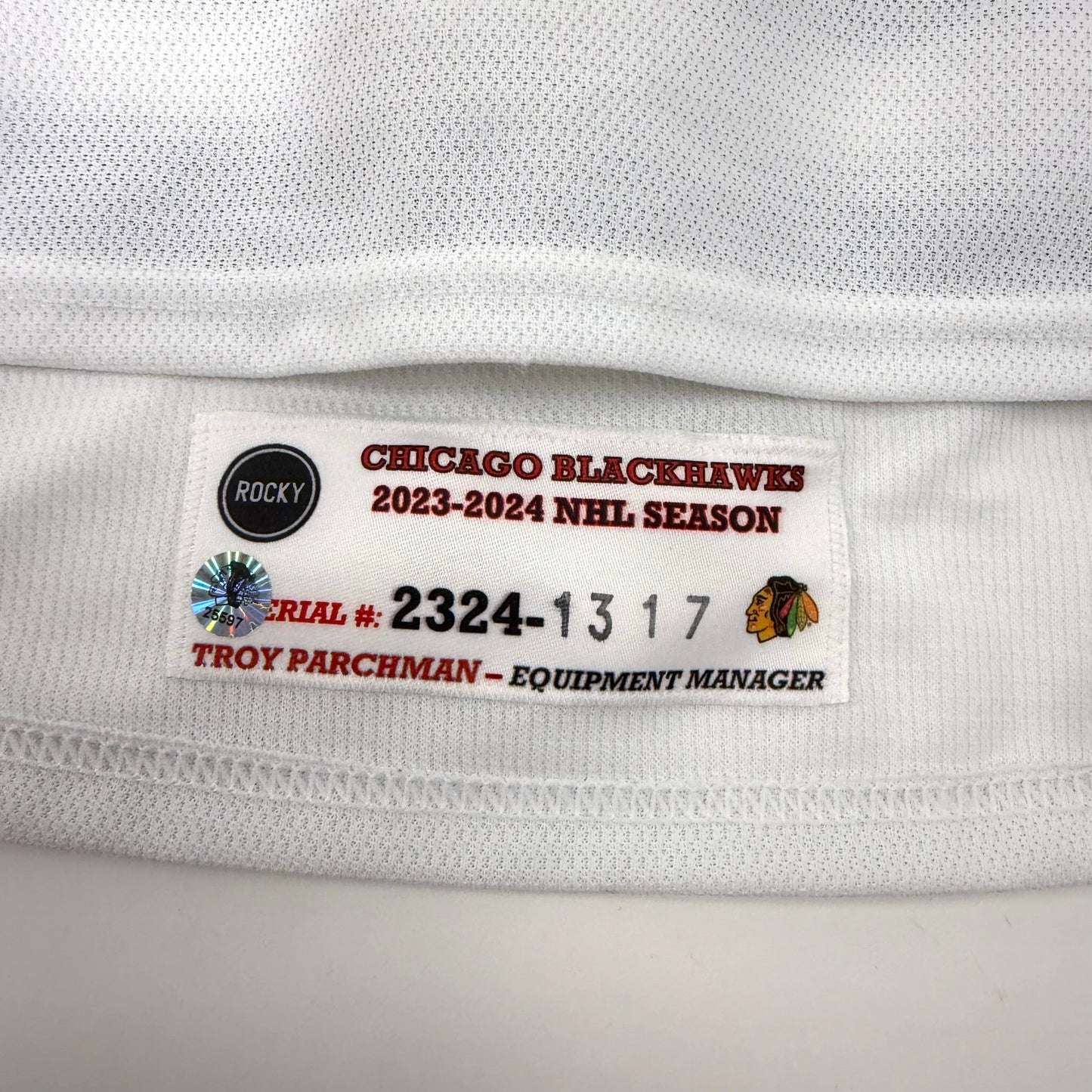 Filip Roos #48 Home Chicago Blackhawks Jersey 2023-2024, Set 1 | 1317-25597
