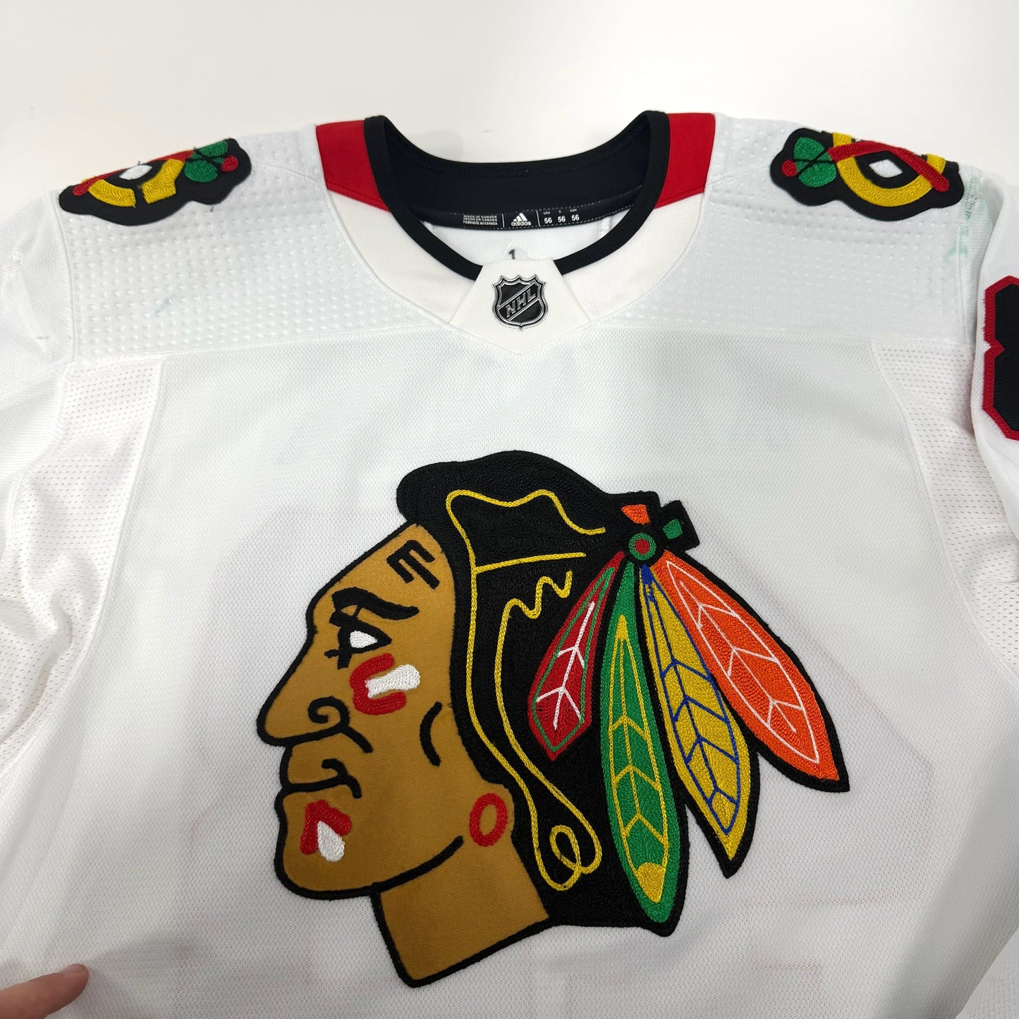 Wyatt Kalynuk #48 Away Chicago Blackhawks Jersey 2020-2021, Set 1 | Size 56| 5051-7359