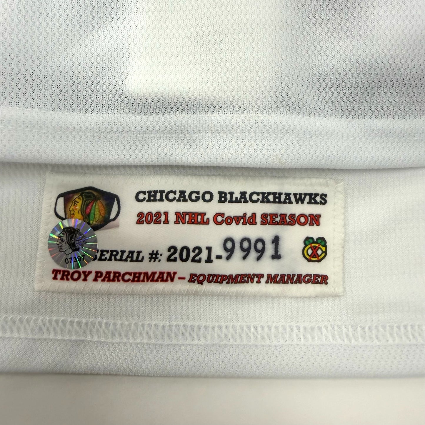 Wyatt Kalynuk #48 Home Chicago Blackhawks Jersey 2020-2021, Set 2 | Size 56 | 9991-7397