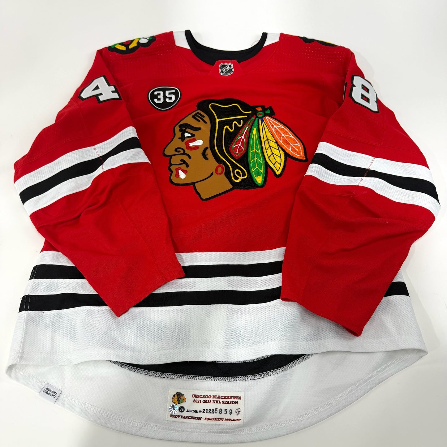 Wyatt Kalynuk #48 Home Chicago Blackhawks Jersey 2021-2022, Set 1 | 5859-21741
