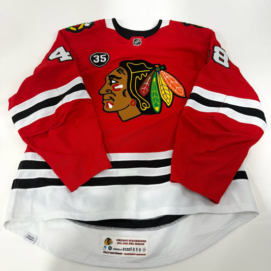 Wyatt Kalynuk #48 Home Chicago Blackhawks Jersey 2021-2022, Set 1 | 5859-21741