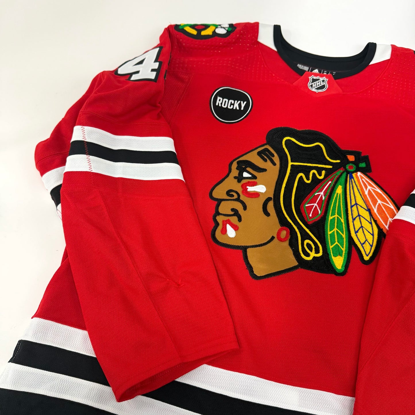 Lucas Romeo #49 Home Chicago Blackhawks Team Issued Jersey 2023-2024 | 25590