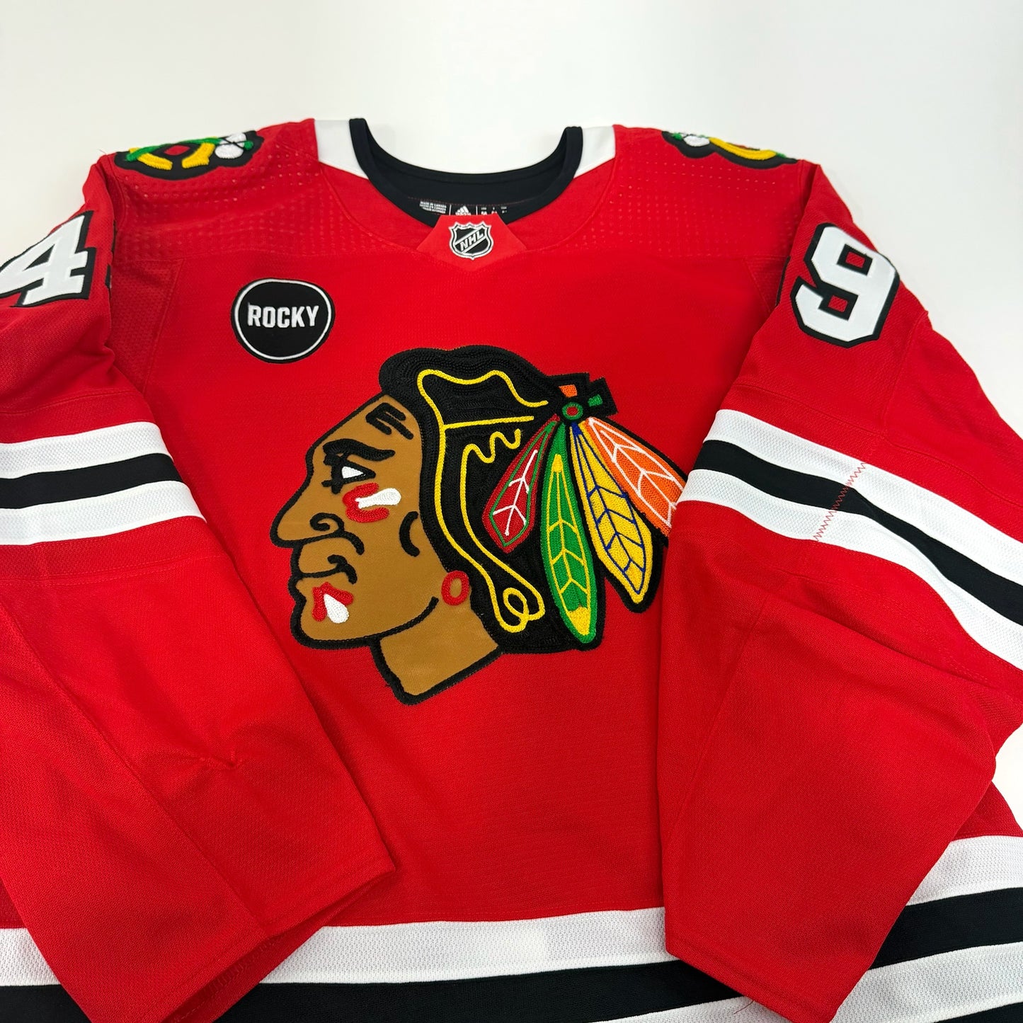 Lucas Romeo #49 Home Chicago Blackhawks Team Issued Jersey 2023-2024 | 25590