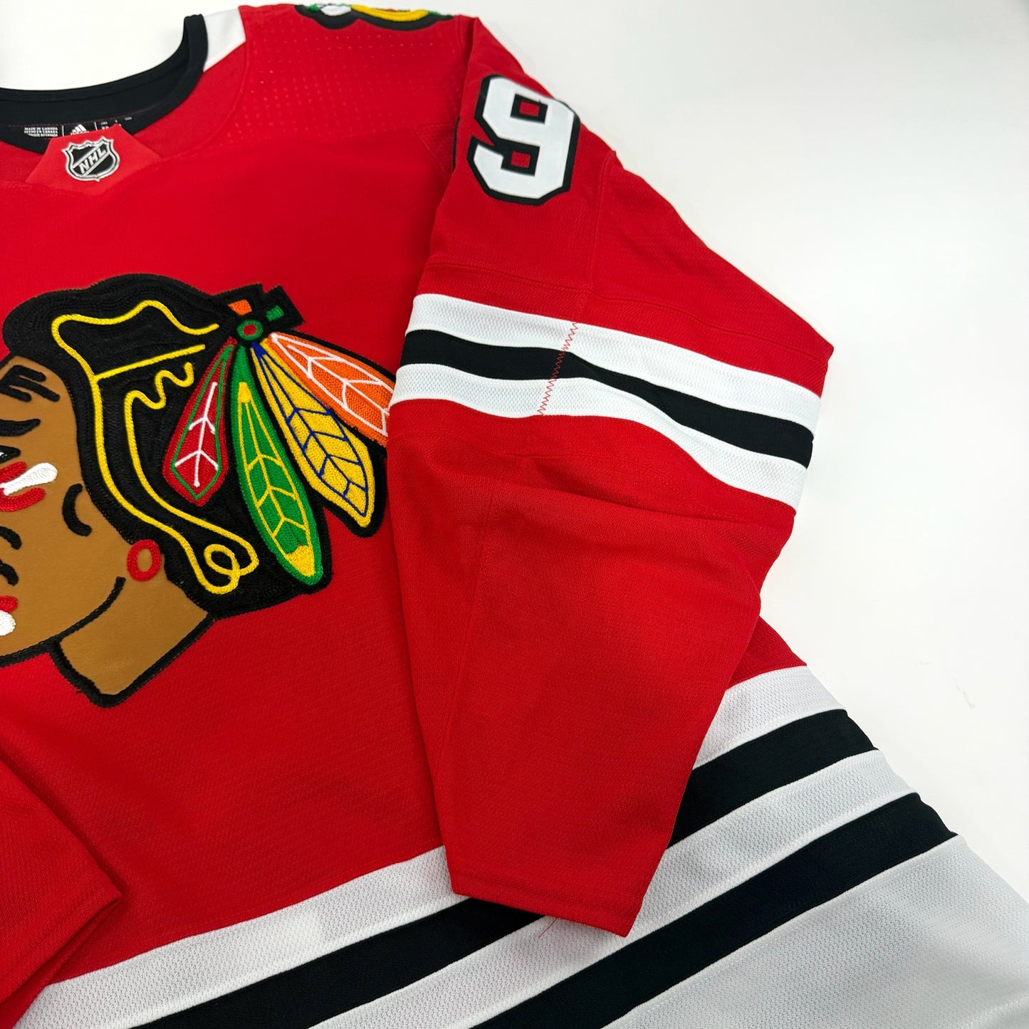 Lucas Romeo #49 Home Chicago Blackhawks Team Issued Jersey 2023-2024 | 25590