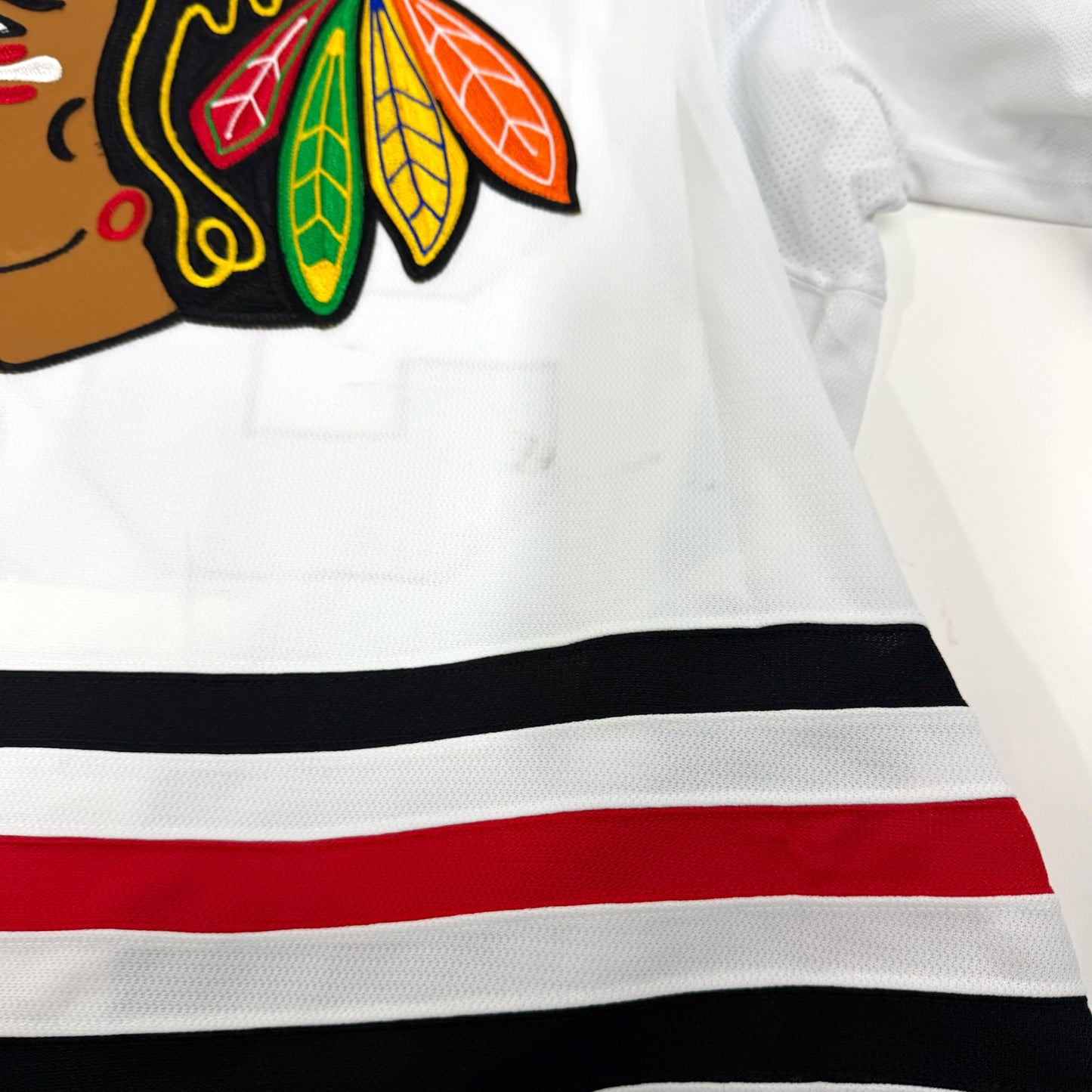 Ian Mitchell #51 Away Chicago Blackhawks Game Worn Jersey 2022-2023, Set 1 | Size 54 | 25529