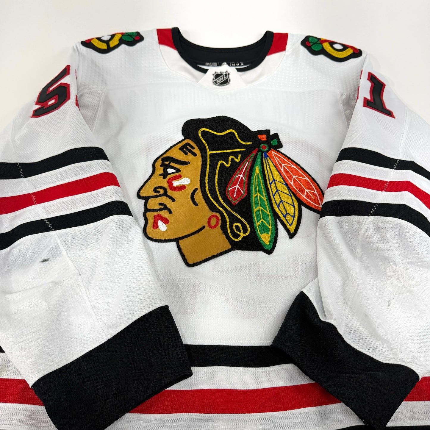 Ian Mitchell #51 Chicago Blackhawks Team Issued Jersey 2020-2021, Set 1 | Size 54 | 9990-7366