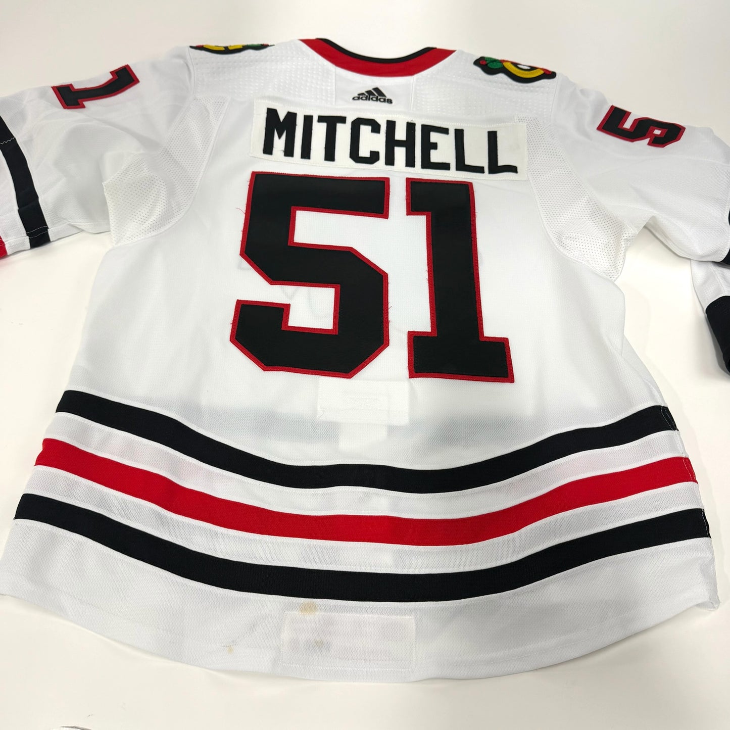 Ian Mitchell #51 Chicago Blackhawks Team Issued Jersey 2020-2021, Set 1 | Size 54 | 9990-7366