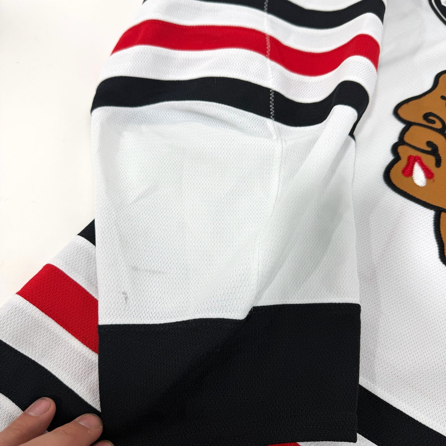 Ian Mitchell #51 Away Chicago Blackhawks Game Worn Jersey 2021-2022, Set 1 | Size 54 | 3843-21902