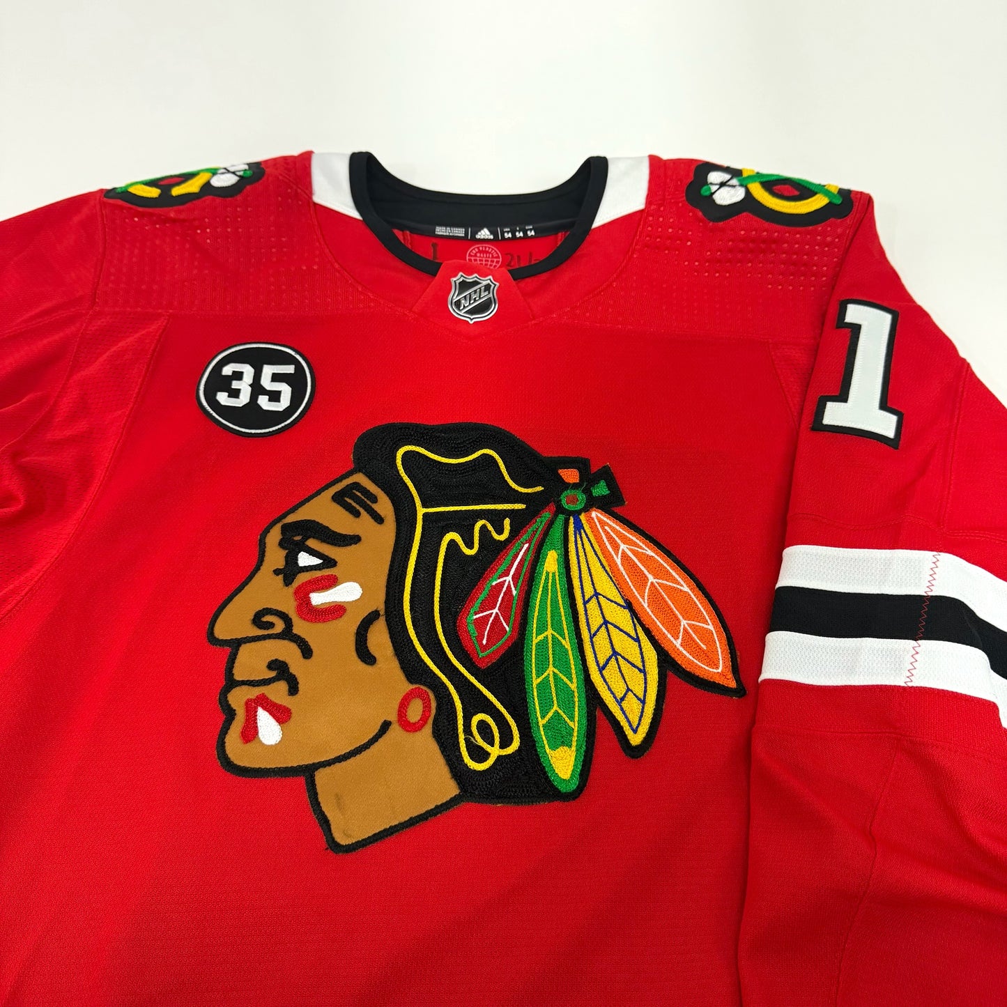 Ian Mitchell #51 Home Chicago Blackhawks Team Issued Jersey 2021-2022, Set 1 | Size 54 | 8708-21739
