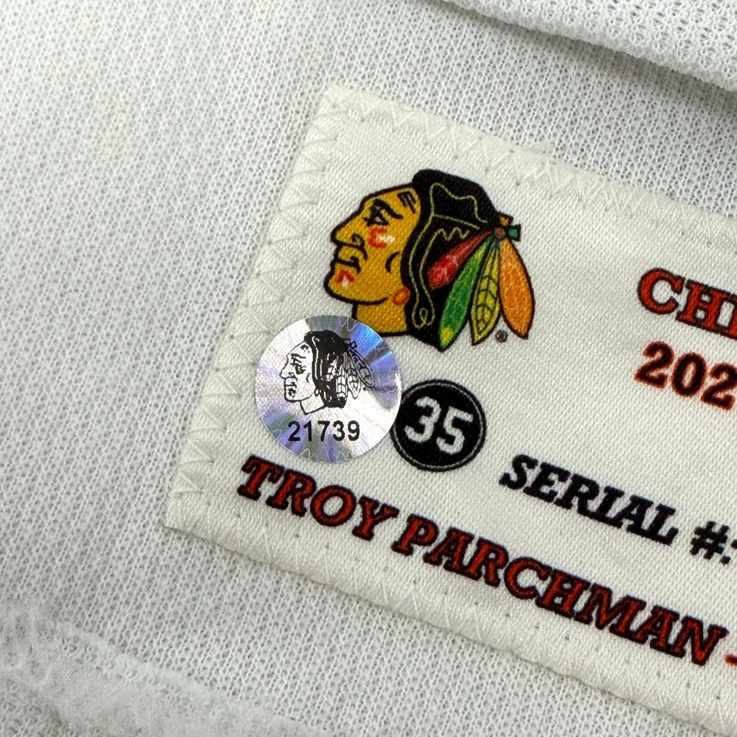 Ian Mitchell #51 Home Chicago Blackhawks Team Issued Jersey 2021-2022, Set 1 | Size 54 | 8708-21739