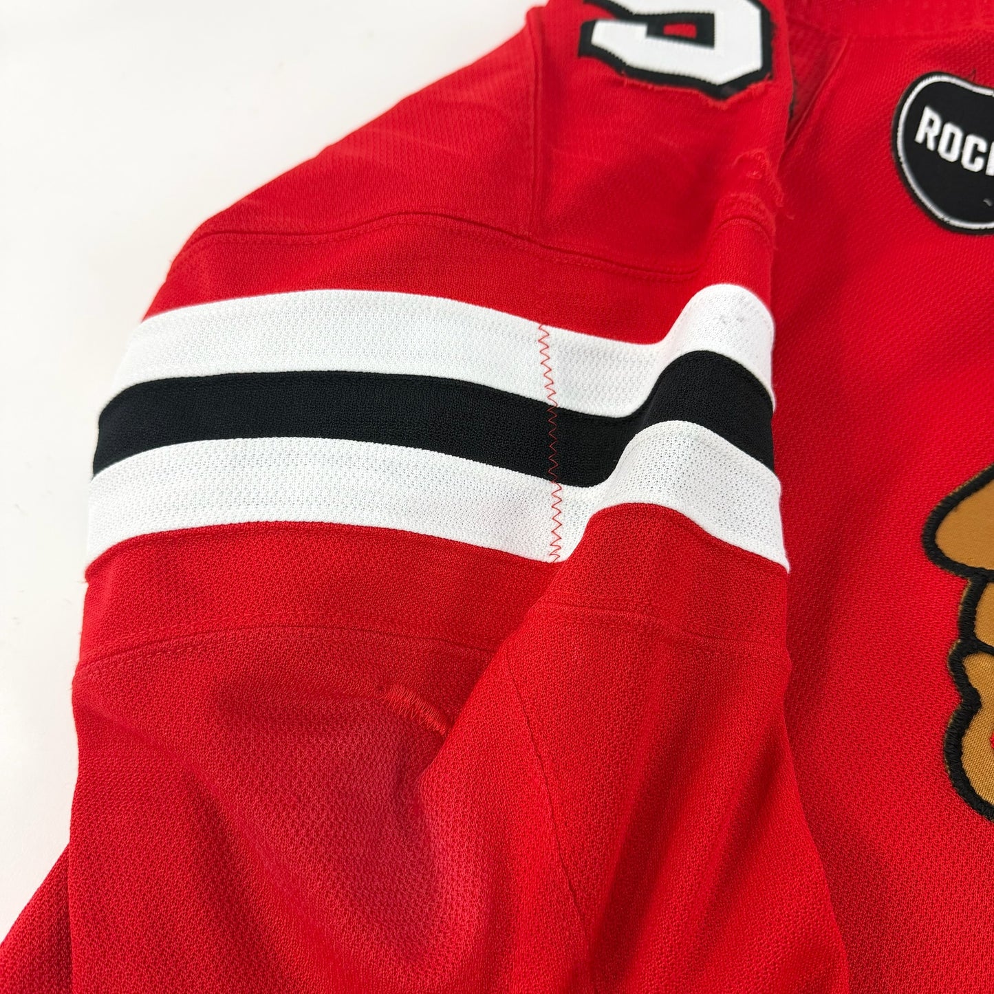 Reese Johnson #52 Home Chicago Blackhawks Game Worn Jersey 2023-2024, Set 1 | Size 56 | 1434-25576