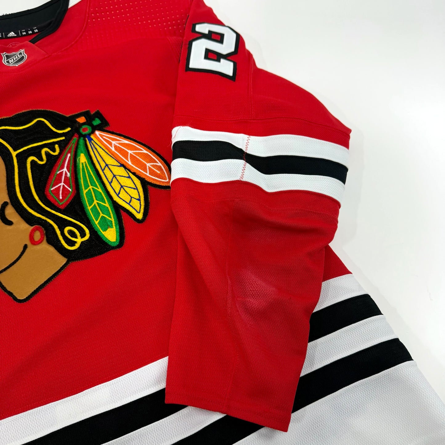 Reese Johnson #52 Home Chicago Blackhawks Game Worn Jersey 2023-2024, Set 1 | Size 56 | 1434-25576