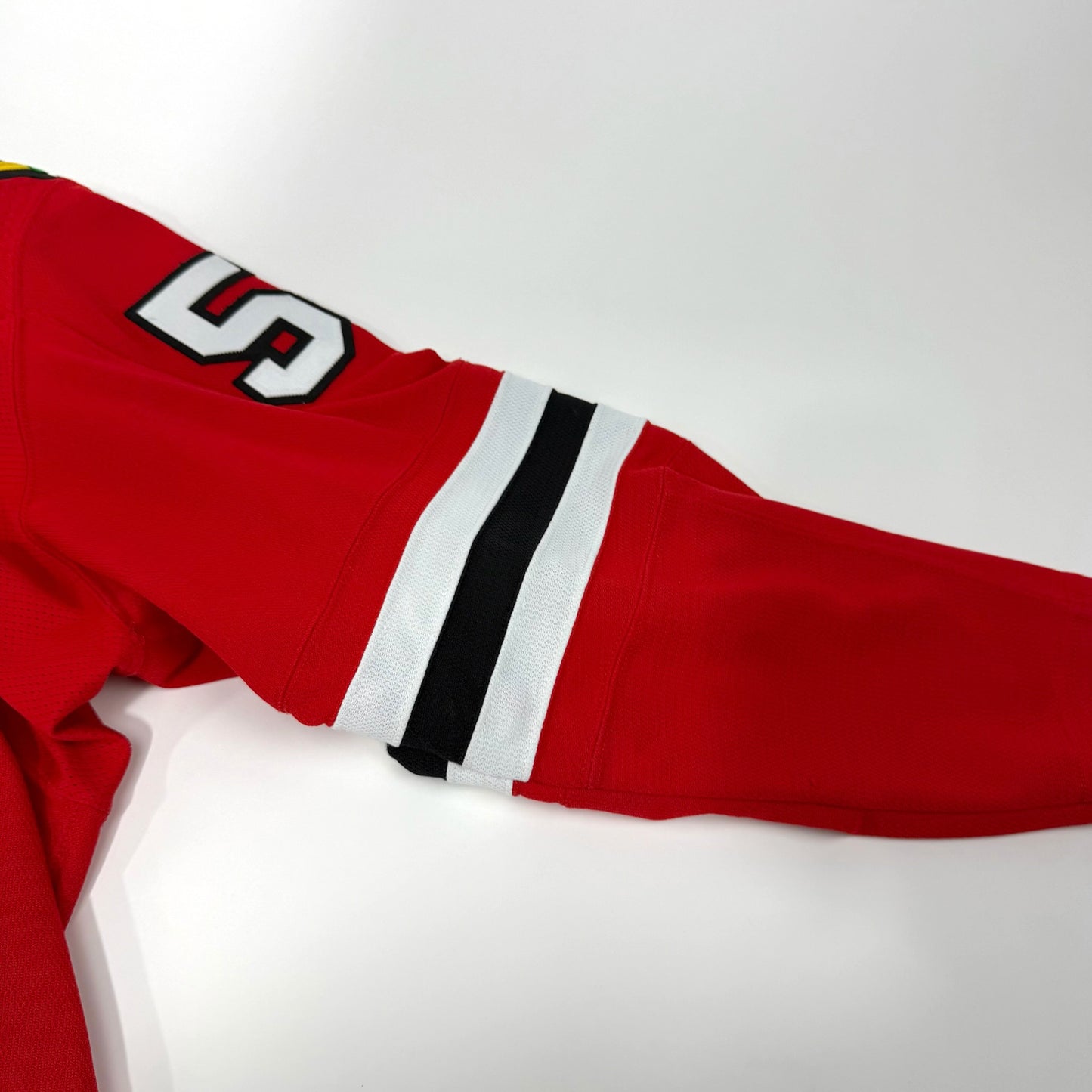 Reese Johnson #52 Home Chicago Blackhawks Game Worn Jersey 2023-2024, Set 1 | Size 56 | 1434-25576