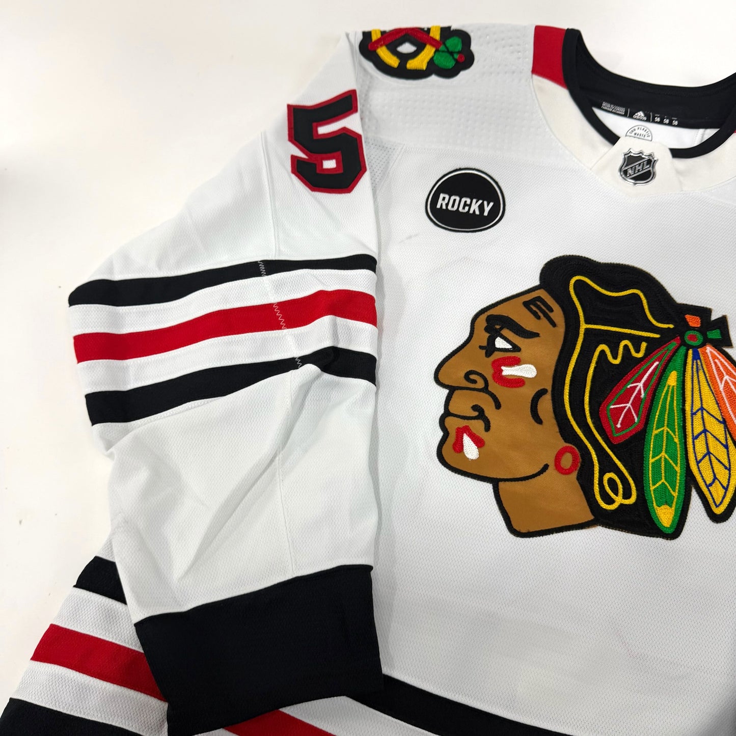 Marcel Marcel #53 Away Chicago Blackhawks Team Issued Jersey 2023-2024, Set 22/23 - 1 | Size 58 | 25635